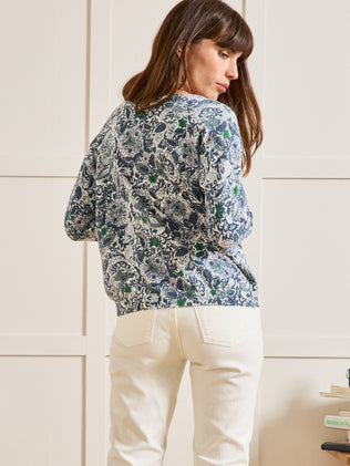 Pull coton femme imprimé Mélina