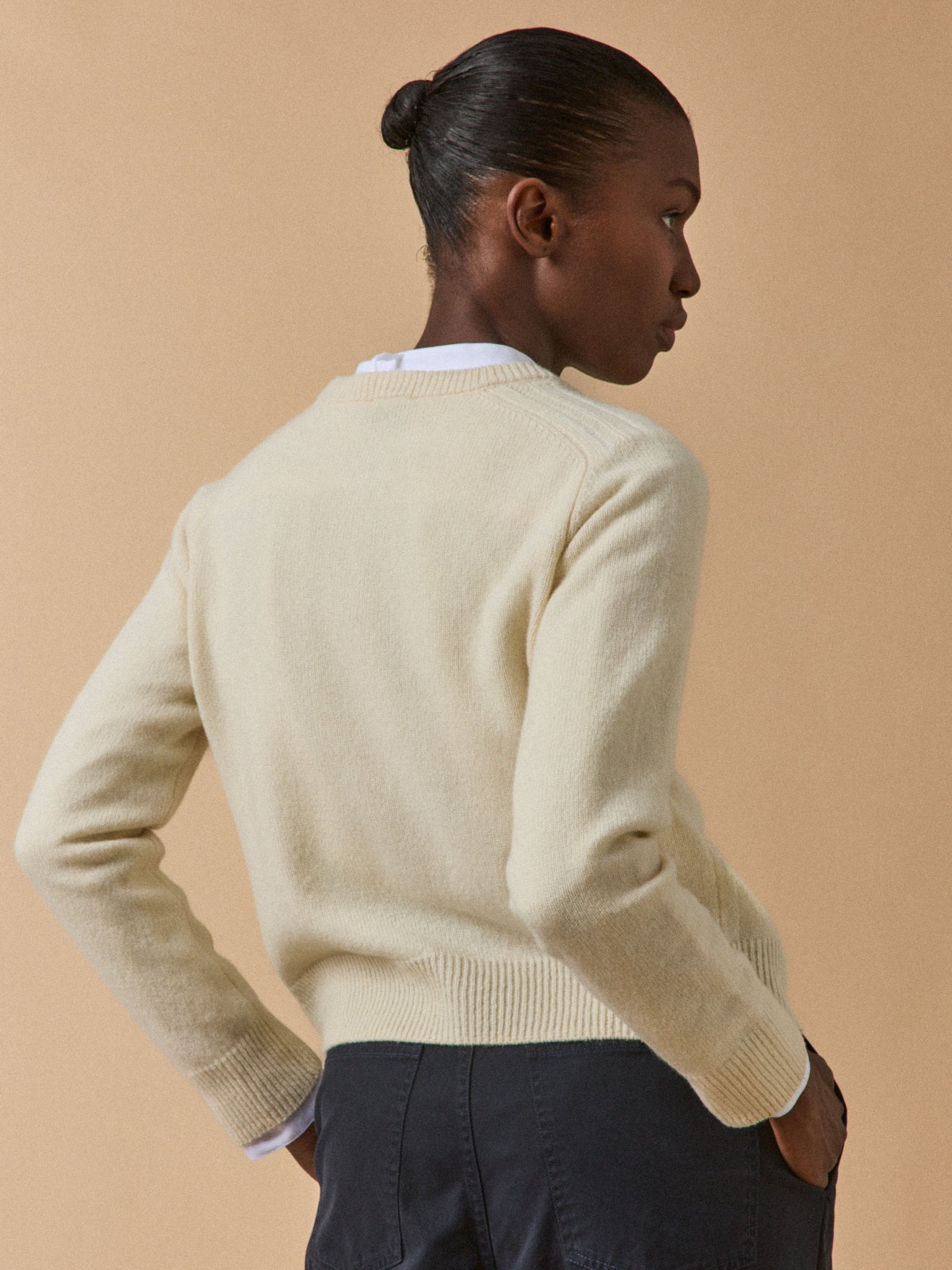 Damen-Cardigan aus RWS*-Merinowolle