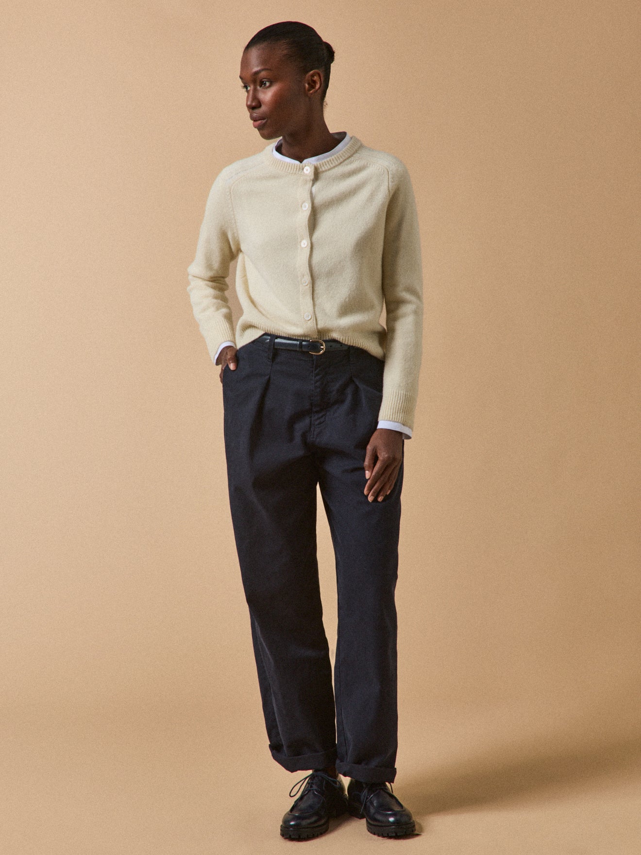 Damen-Cardigan aus RWS*-Merinowolle