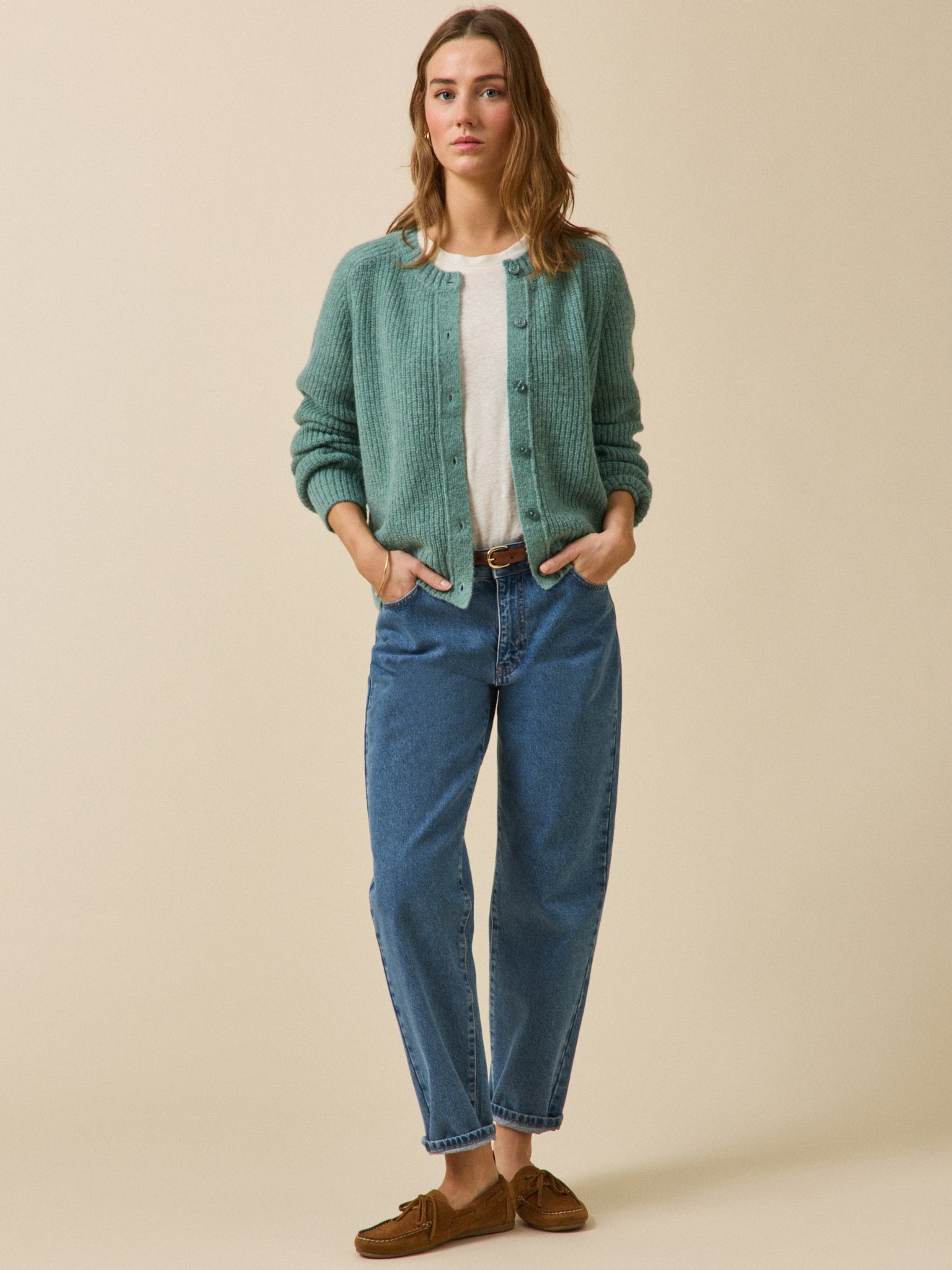 Gilet femme avec laine, alpaga et mohair