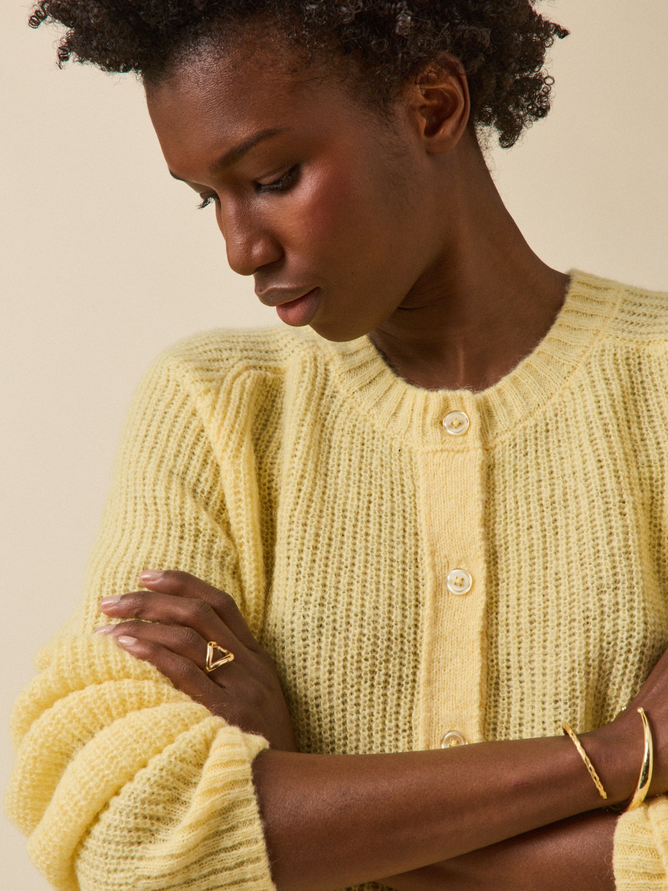 Gilet femme avec laine, alpaga et mohair