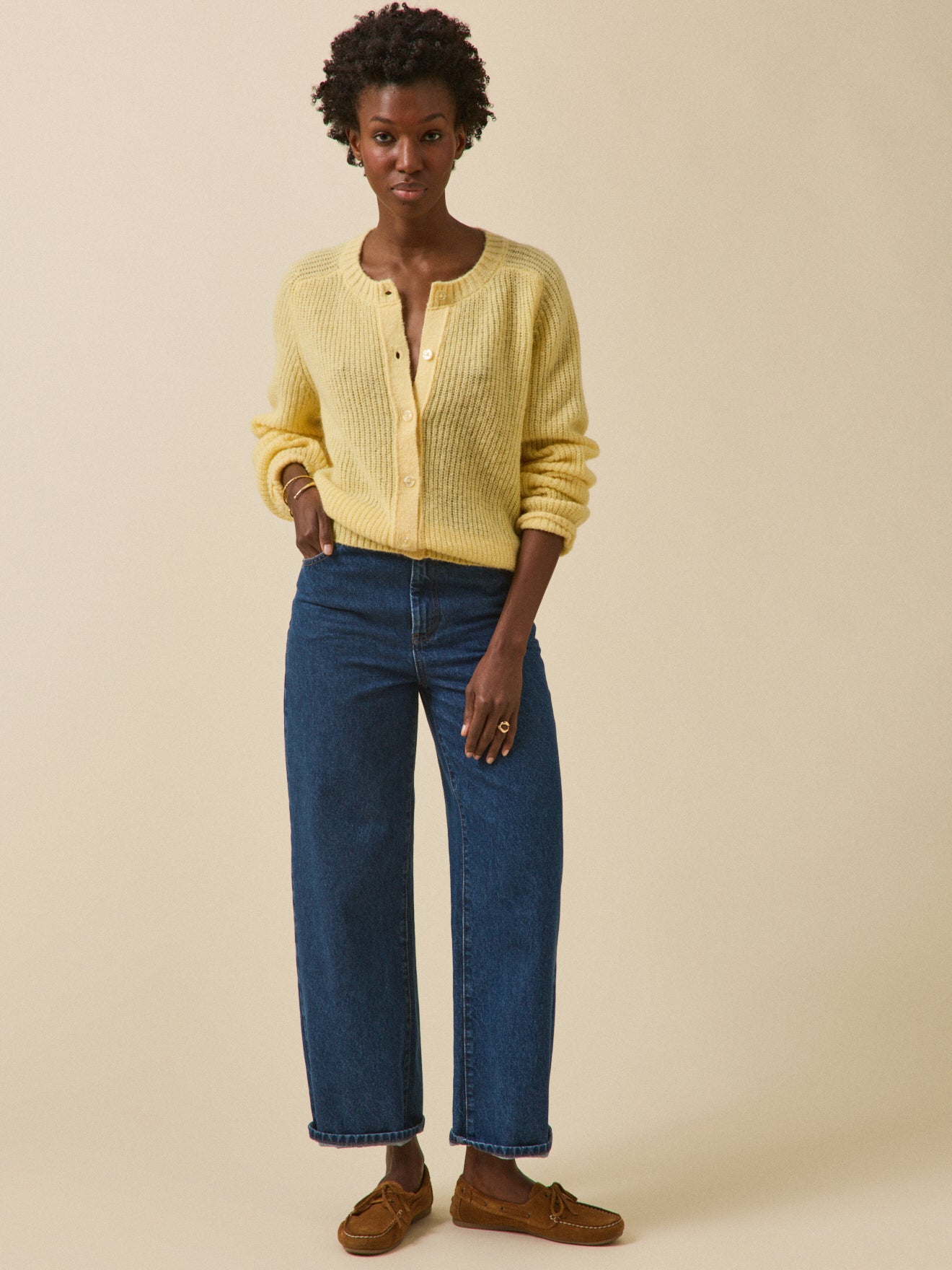 Gilet femme avec laine, alpaga et mohair