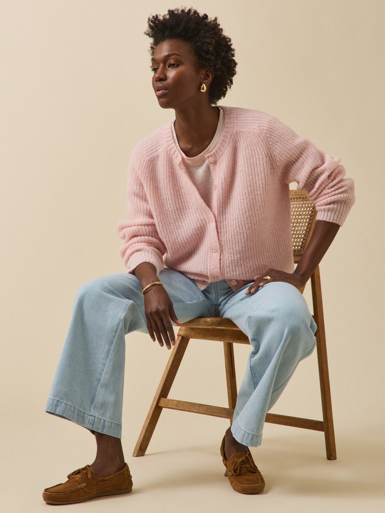 Gilet femme avec laine, alpaga et mohair