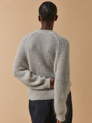 Pull sequins femme avec mohair et alpaga