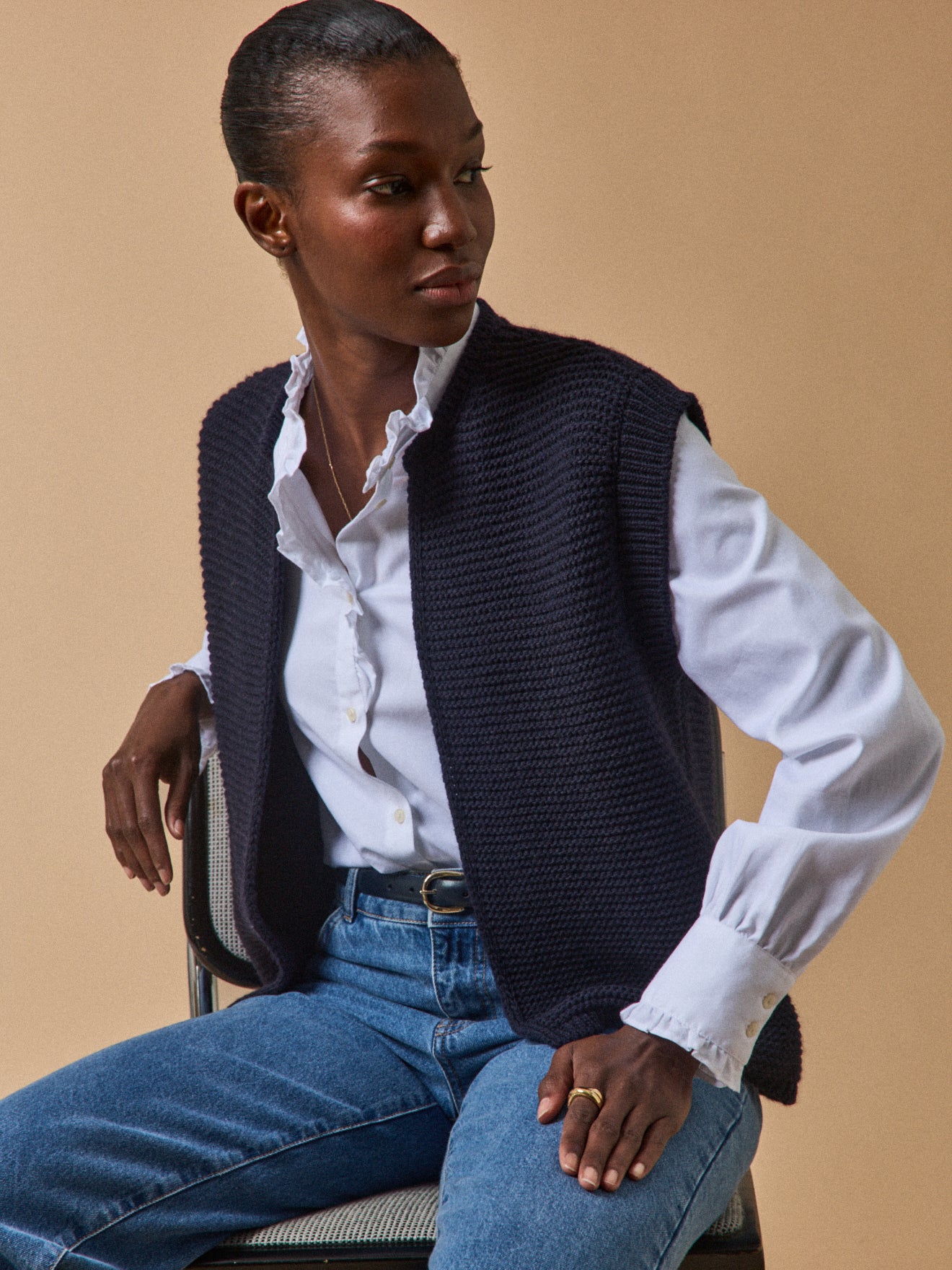 Damen-Cardigan aus Wolle