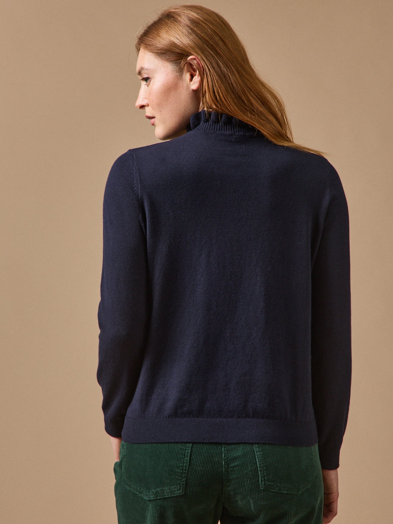 Pull femme coton et laine mérinos RWS*