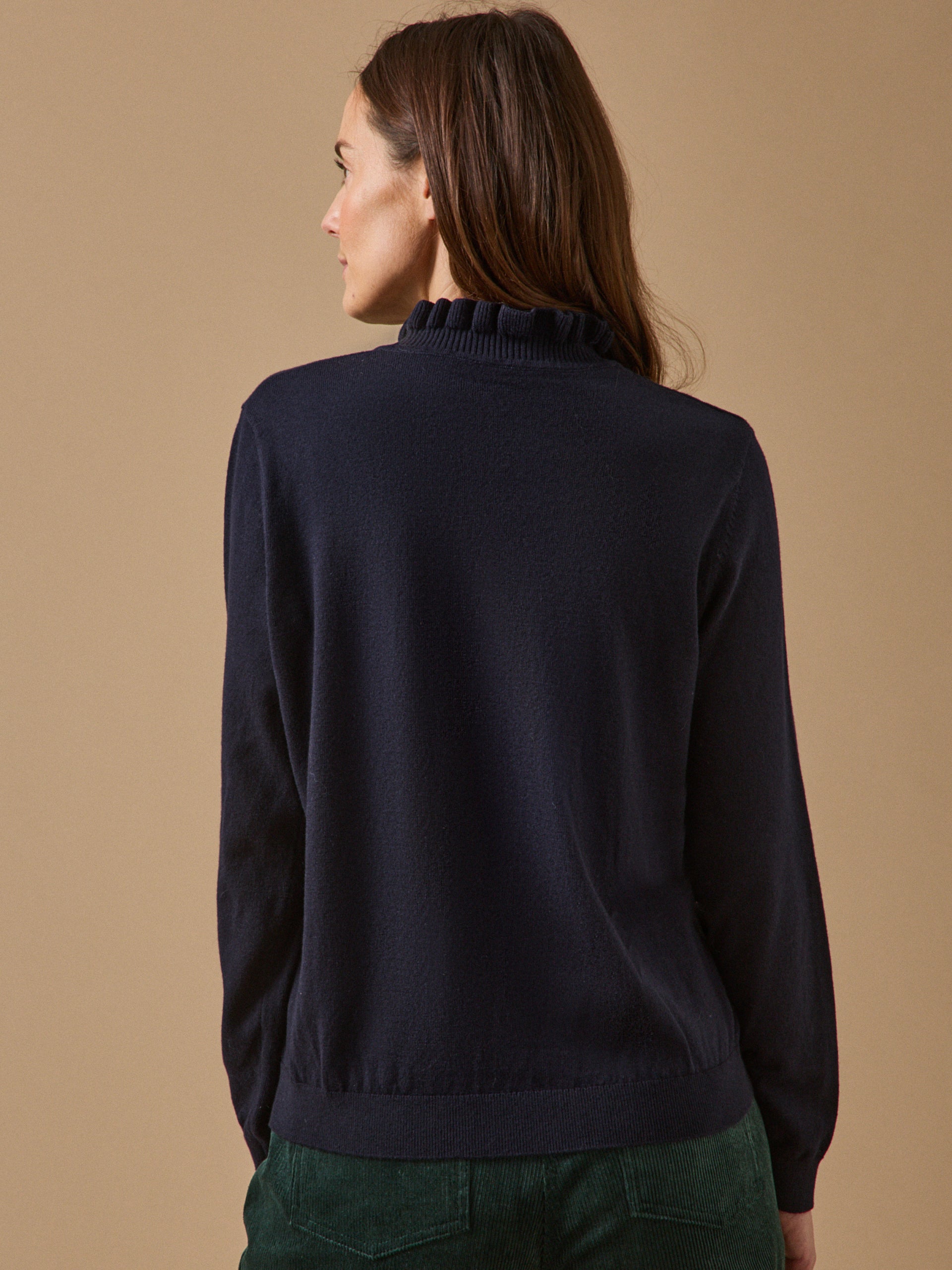 Pull femme coton et laine mérinos RWS*