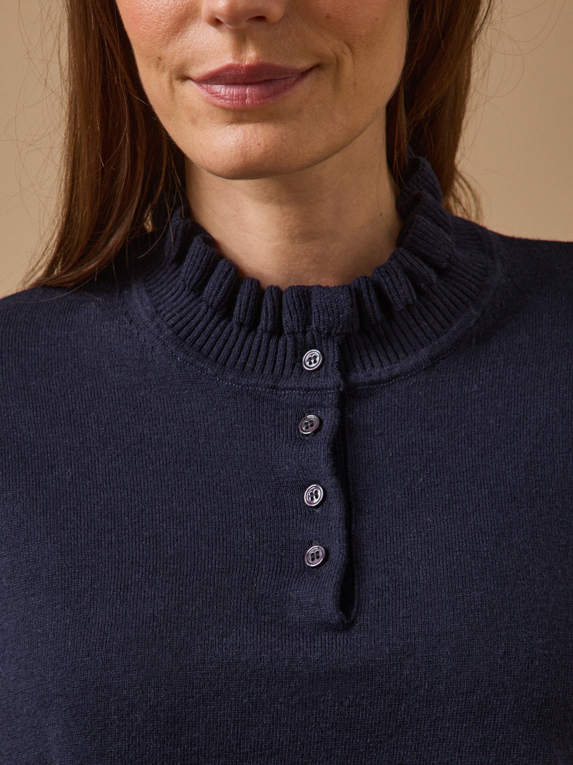 Pull femme coton et laine mérinos RWS*