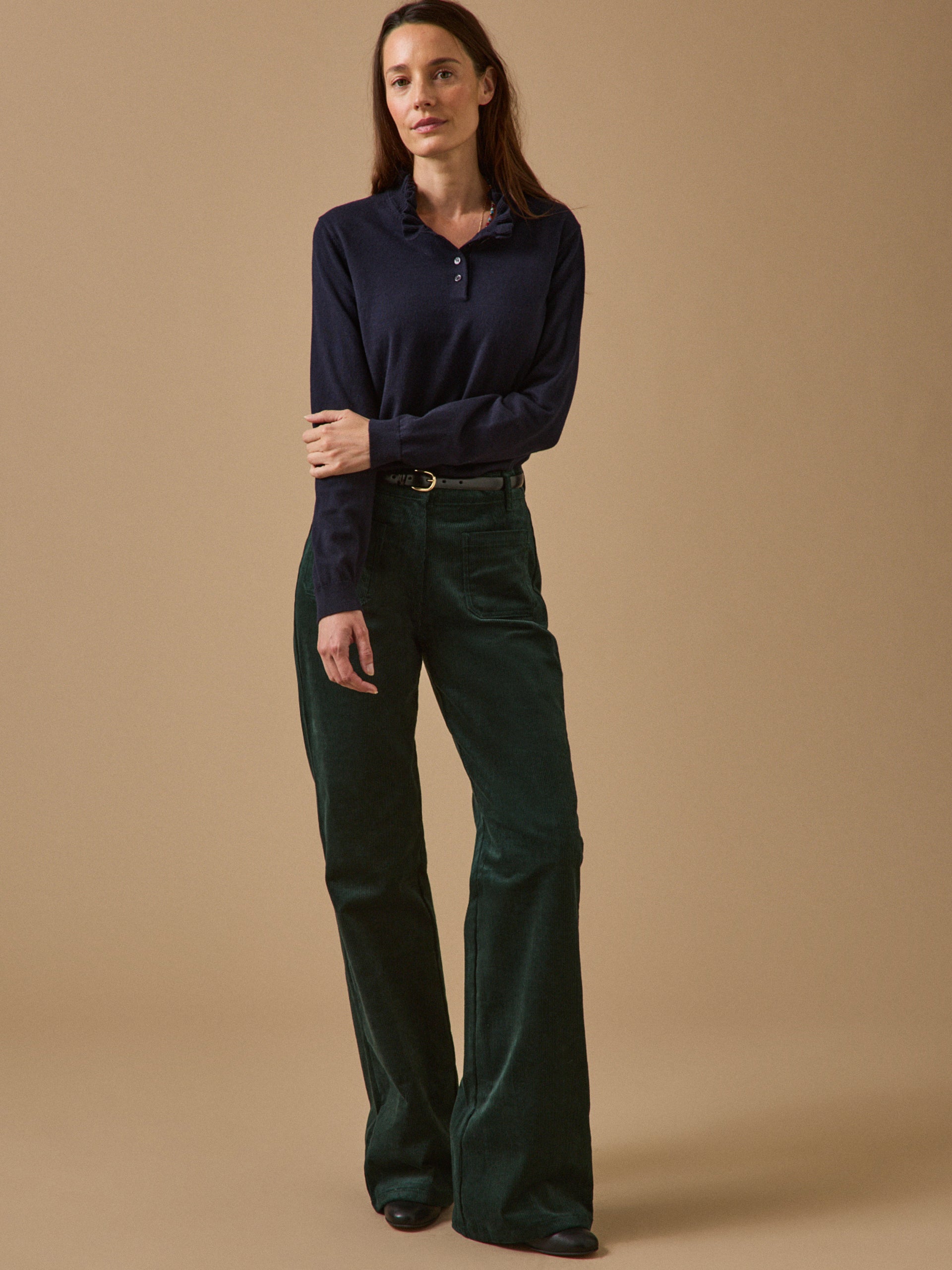Pull femme coton et laine mérinos RWS*