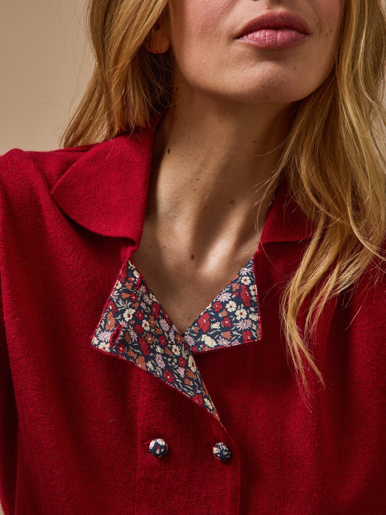 Damen-Cardigan aus RWS*-Wolle und Cashmere