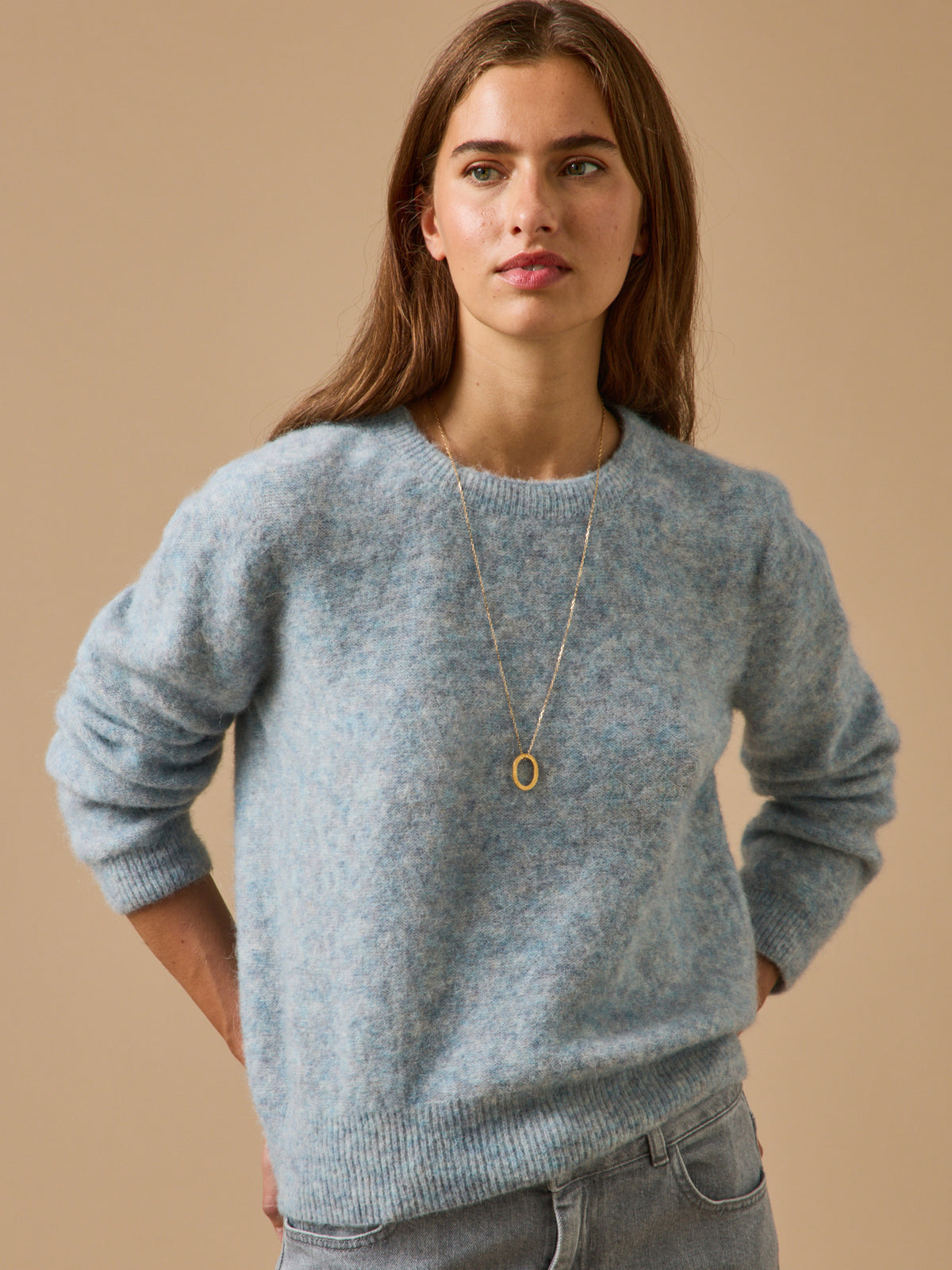 Pull femme alpaga et laine - Cyrillus X les 3 Tricoteurs
