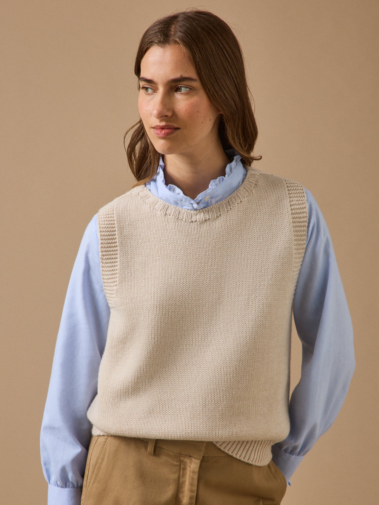 Damenpullover aus Merinowolle - Cyrillus X les 3 Tricoteurs