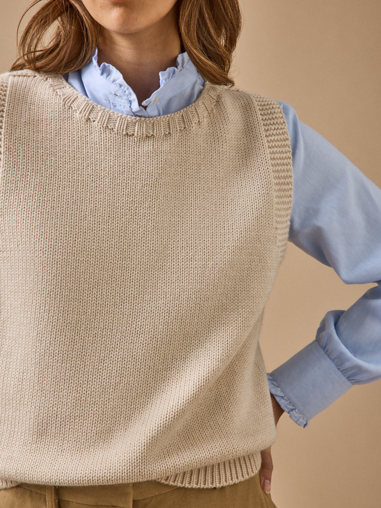 Damenpullover aus Merinowolle - Cyrillus X les 3 Tricoteurs
