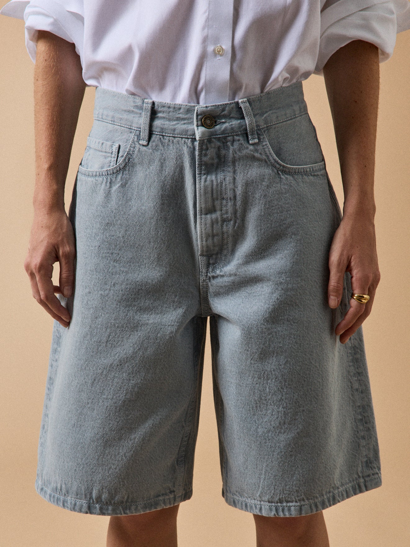 Damen-Bermudashorts aus Bio-Baumwolle