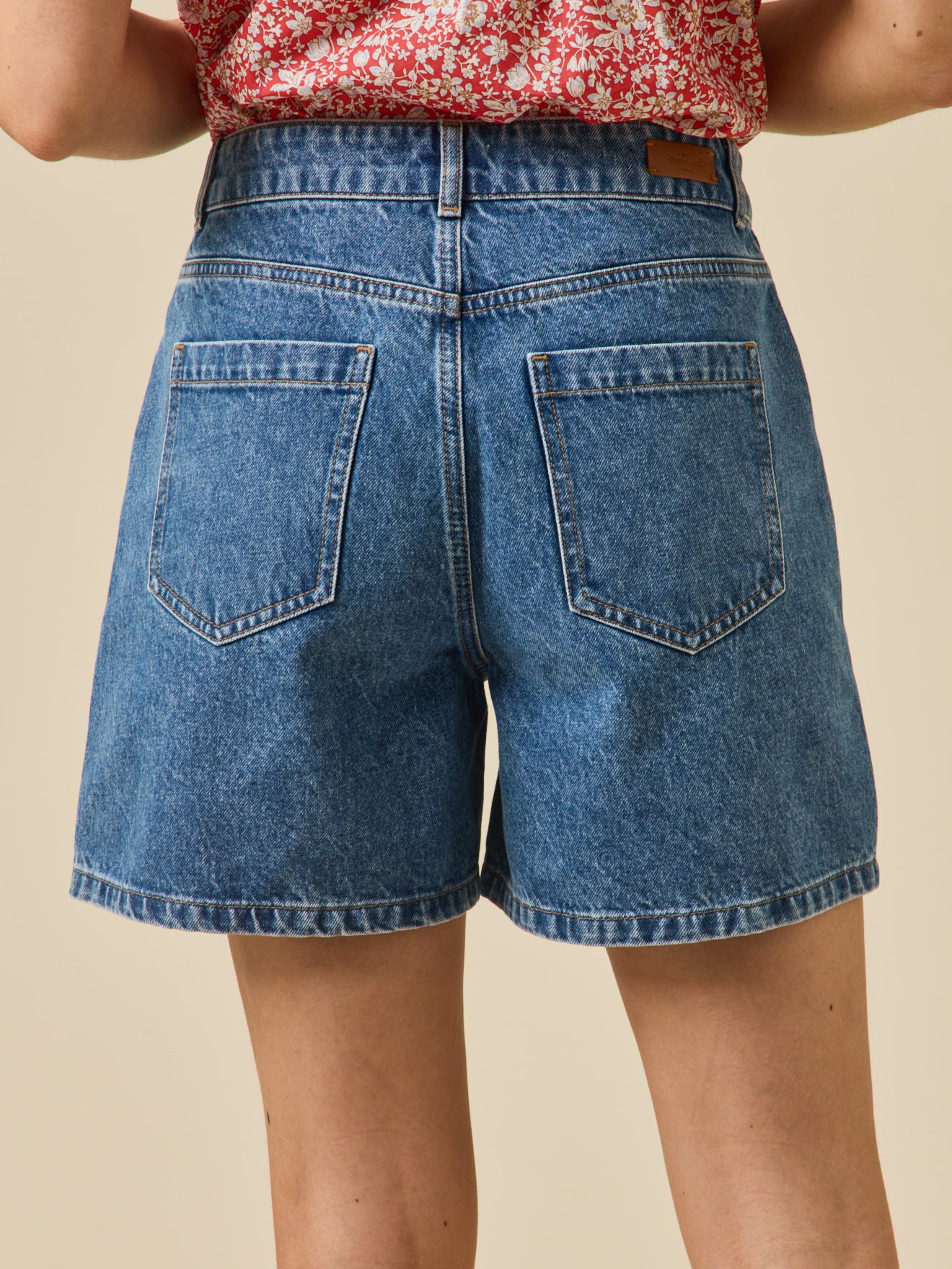 Damen-Jeansshort aus Bio-Baumwolle