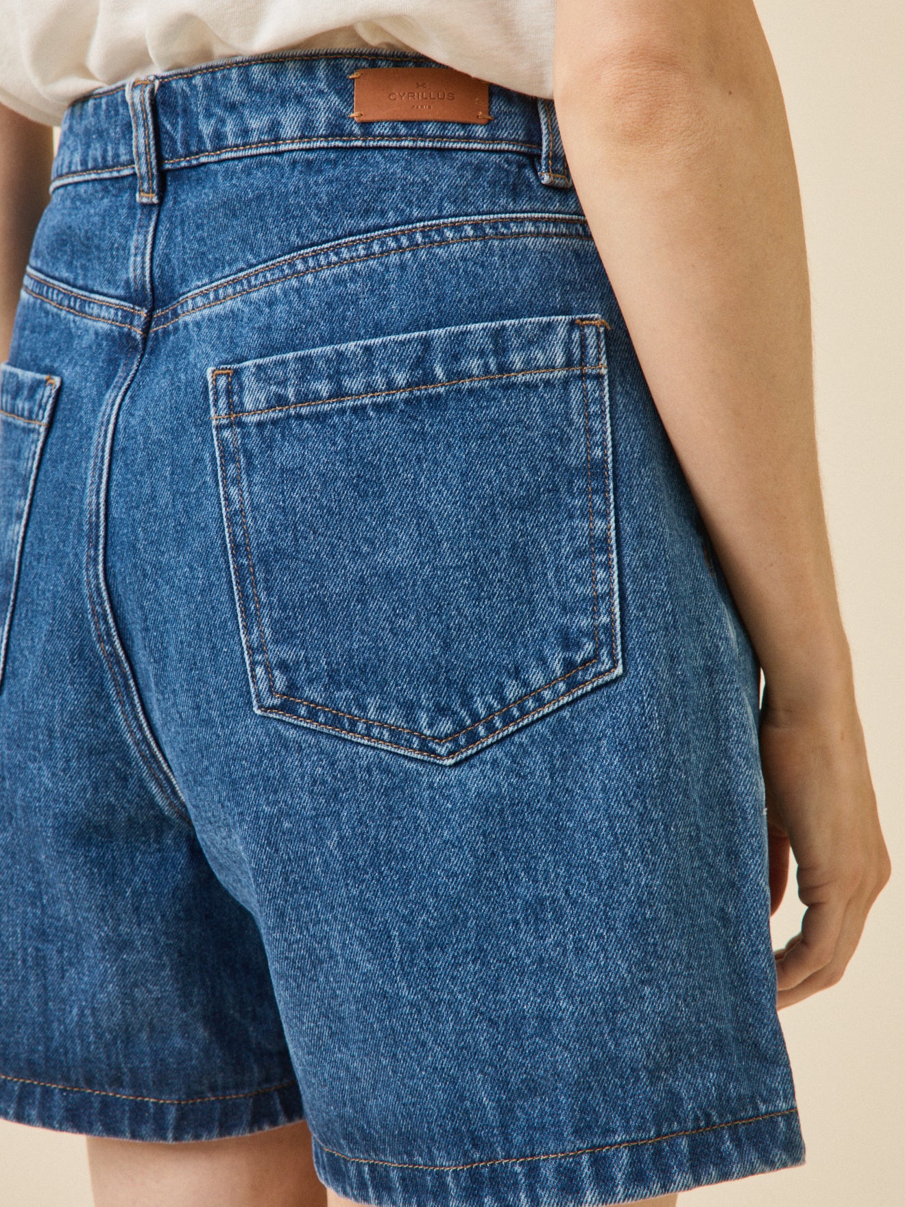 Damen-Jeansshort aus Bio-Baumwolle