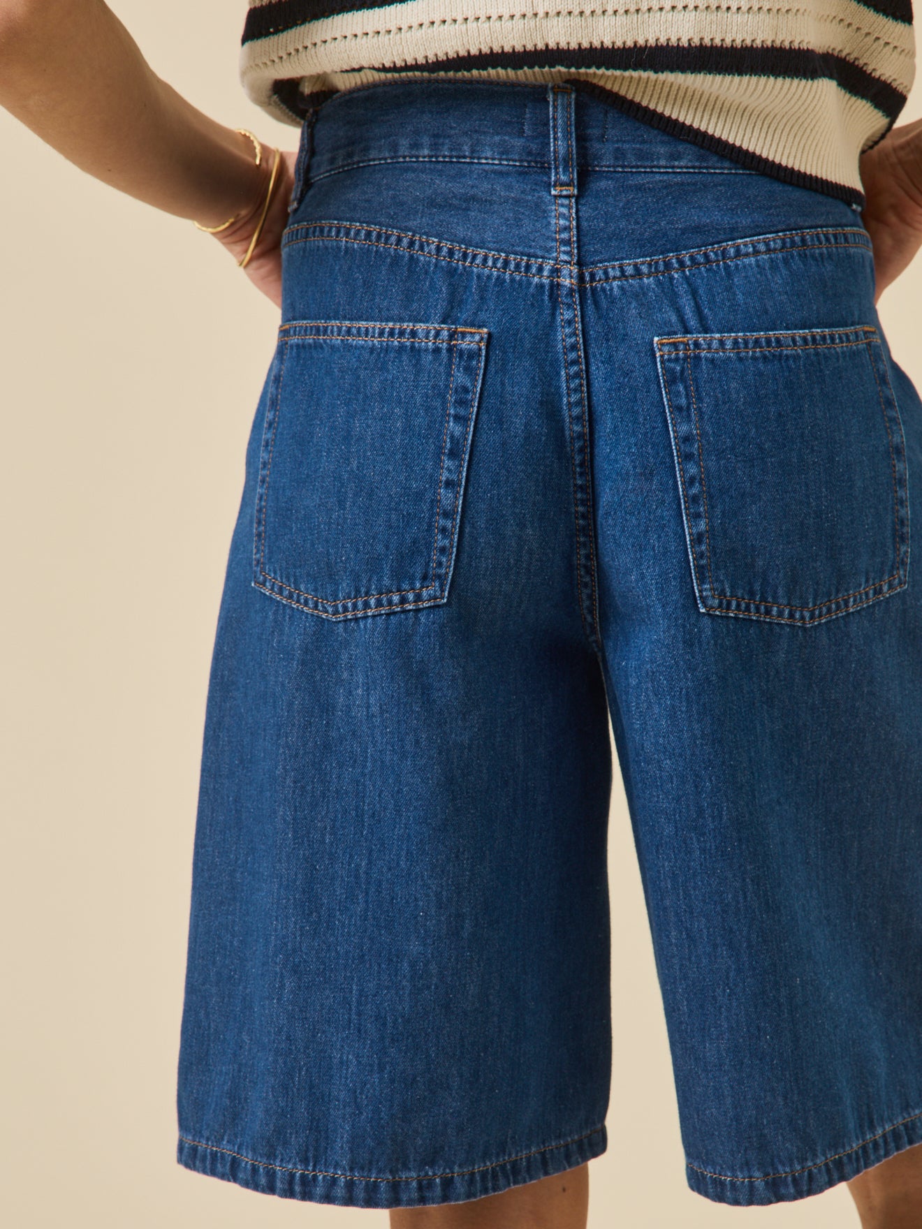 Leichte Damen-Bermudas aus Bio-Baumwolle