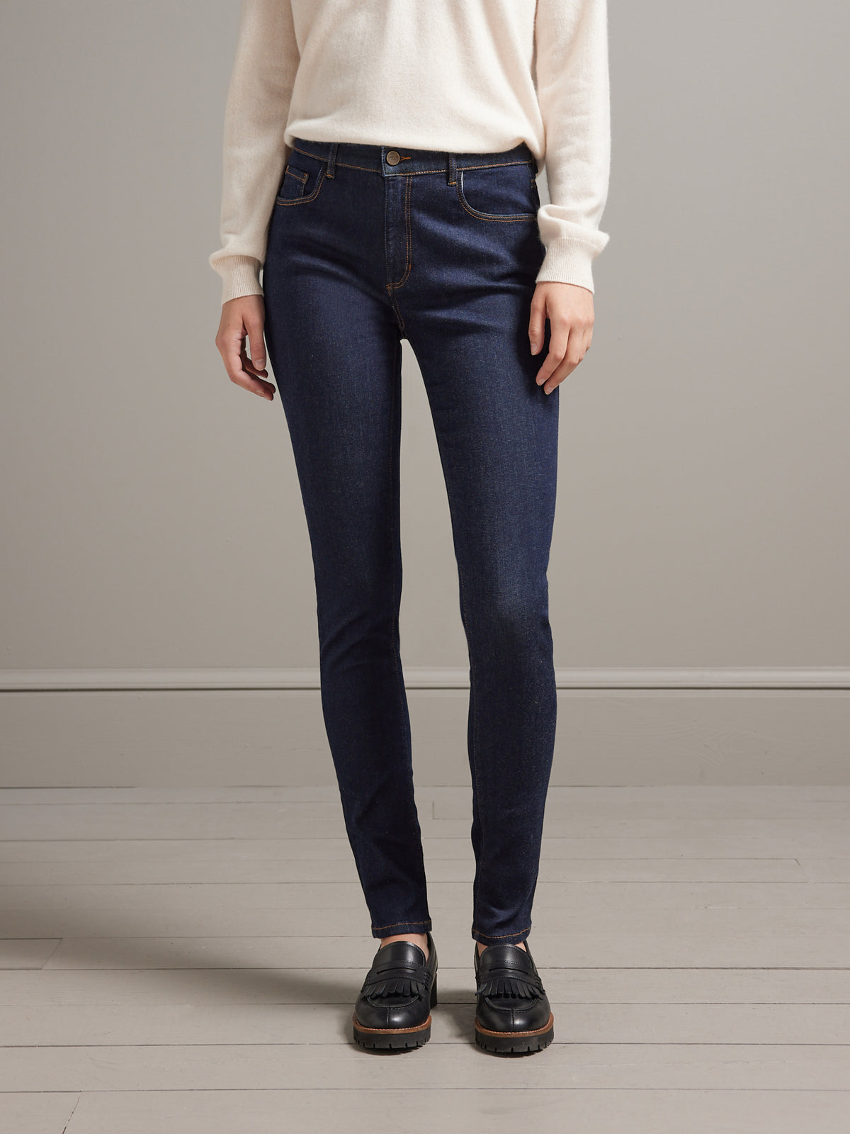 Jean Slim super stretch Femme Farah - Coton bio, délavage écoresponsable