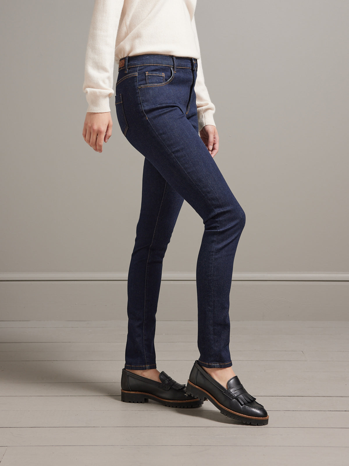 Jean Slim super stretch Femme Farah - Coton bio, délavage écoresponsable