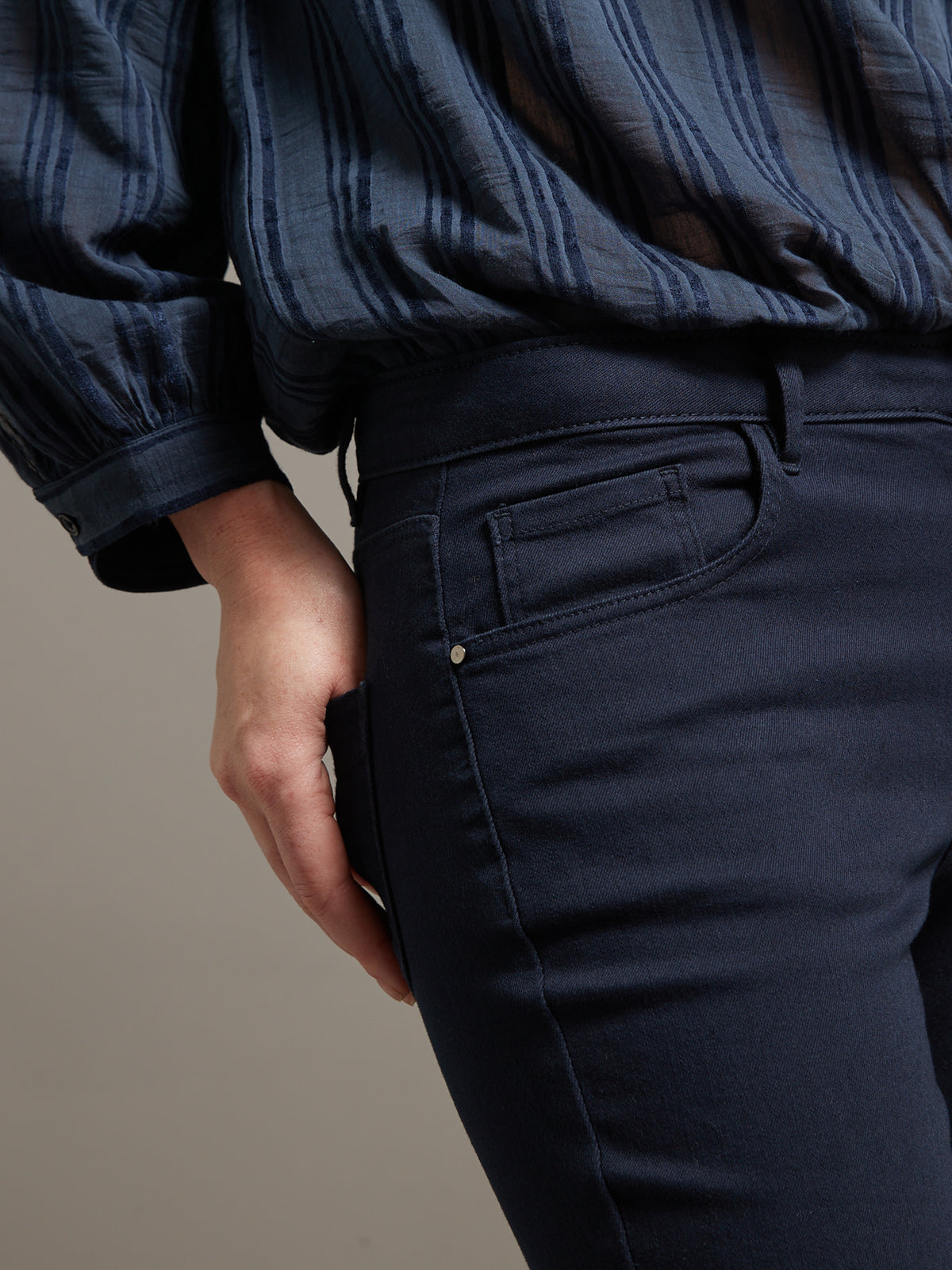 Besonders bequeme Slim Fit Damen-Jeans in schöner Farbe