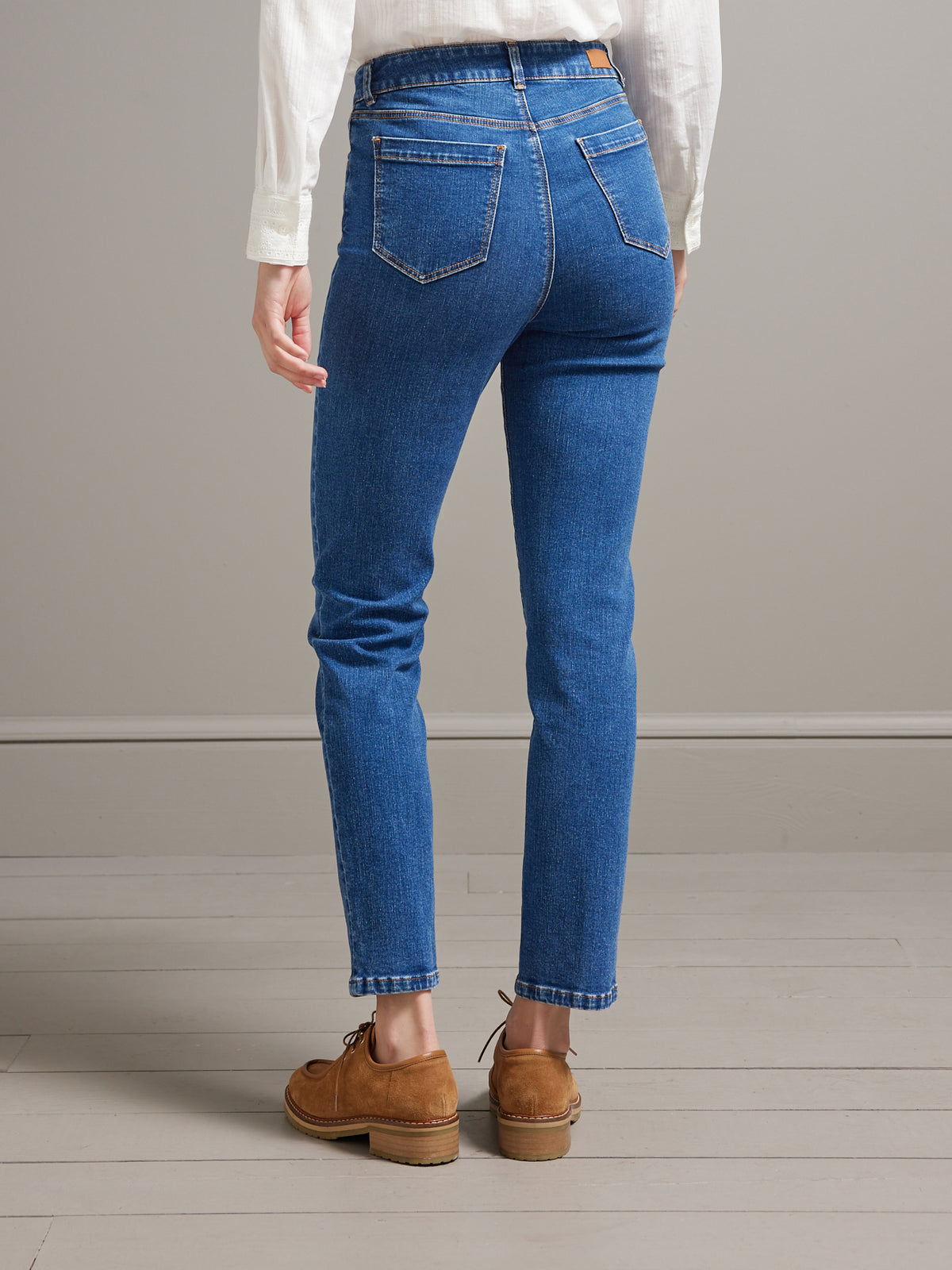 Jean slim femme Mathilde - coton biologique, délavage écoresponsable
