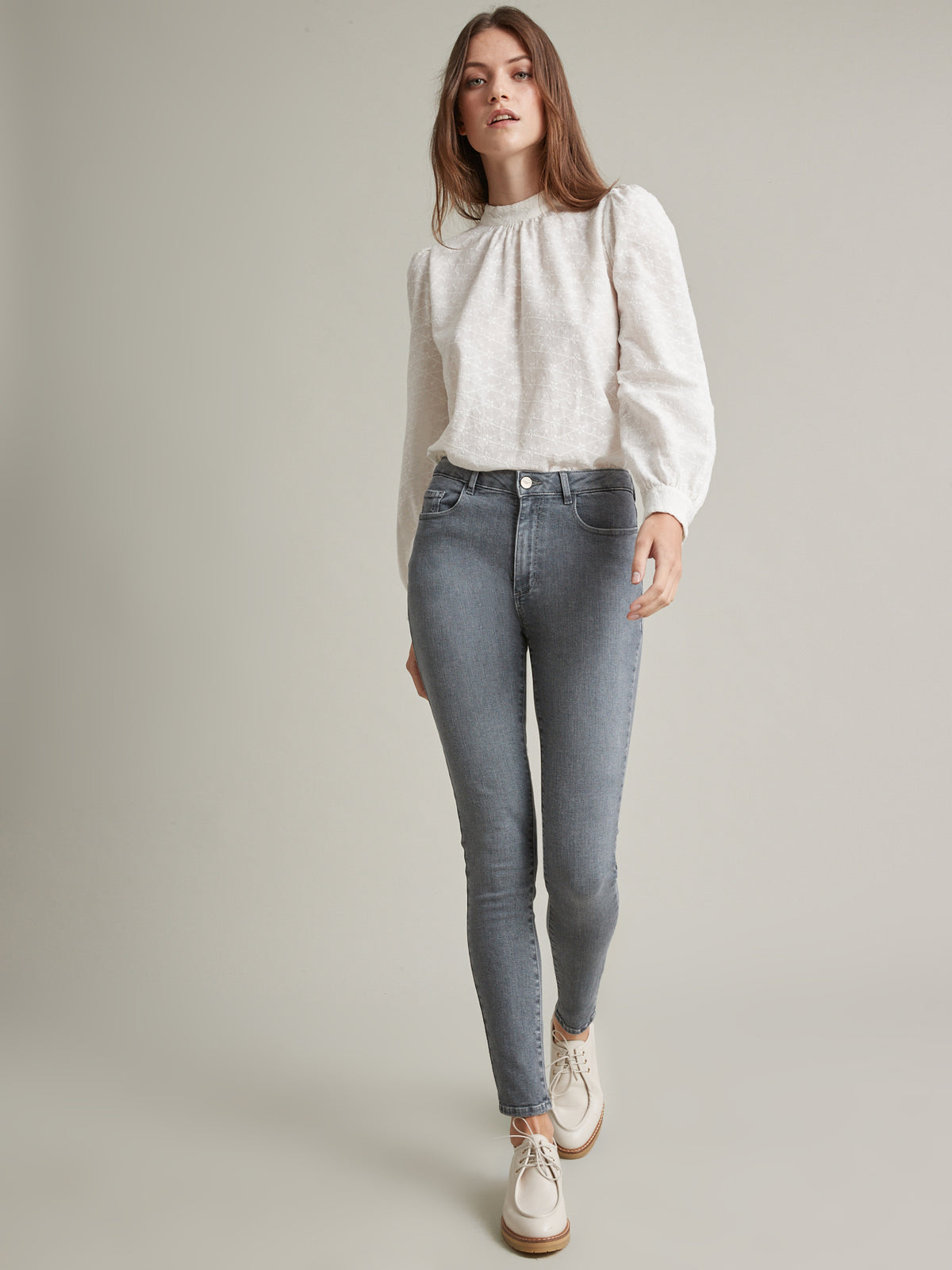 Jean slim femme Mathilde - coton bio, délavage écoresponsable