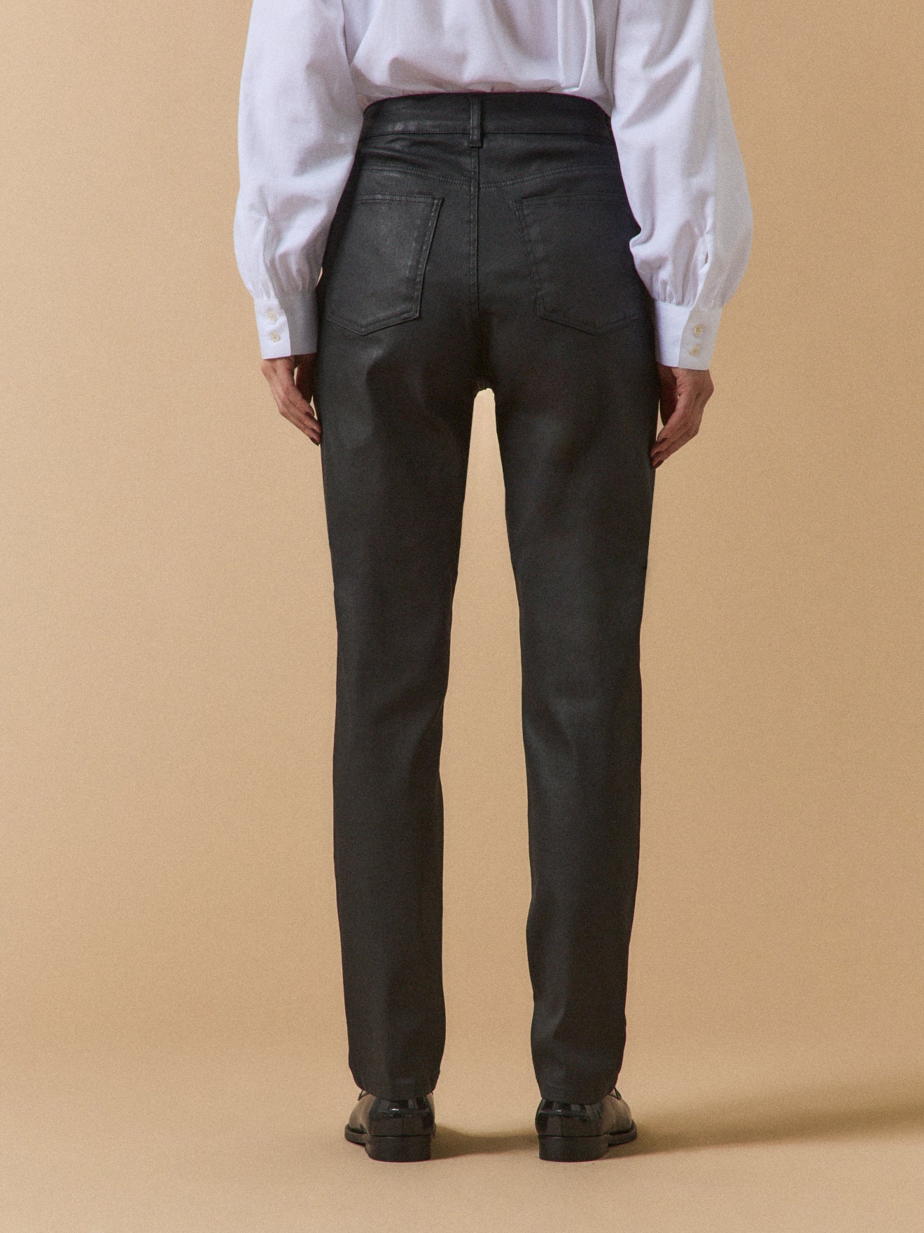 Damen Slim Fit Jeans Mathilde mit Beschichtung