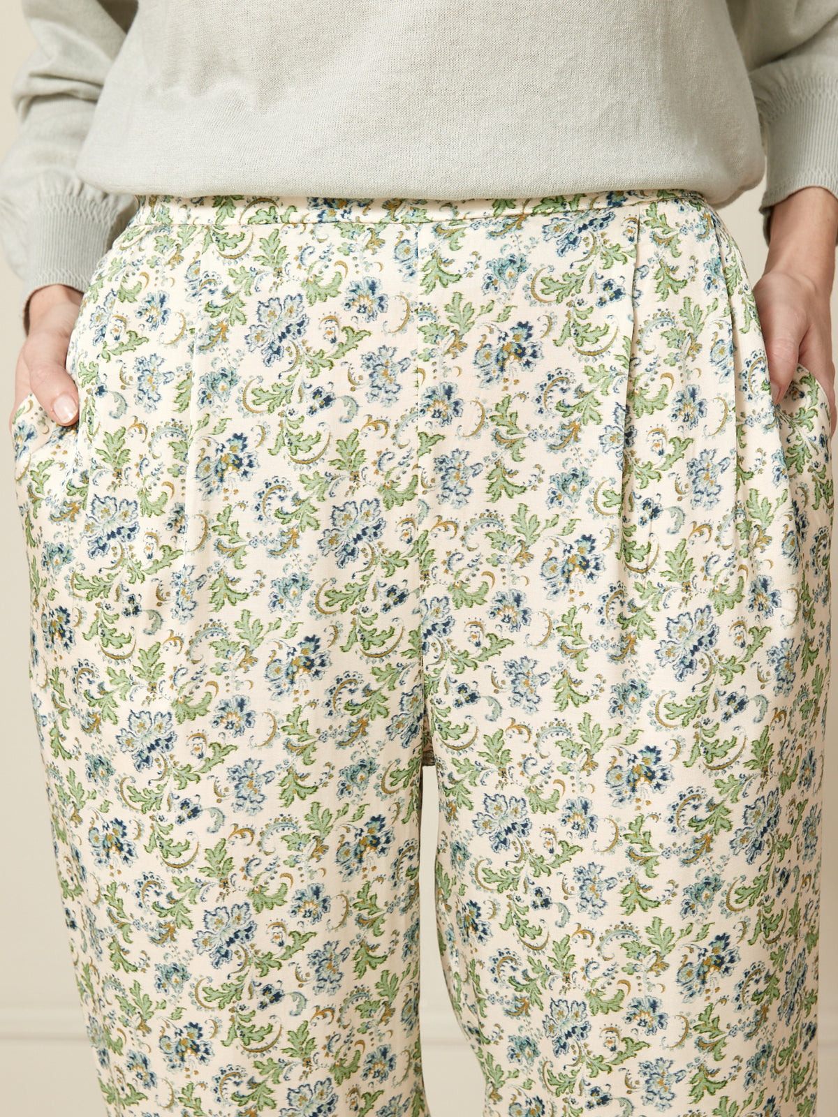 Pantalon fluide femme Lina imprimé Tess