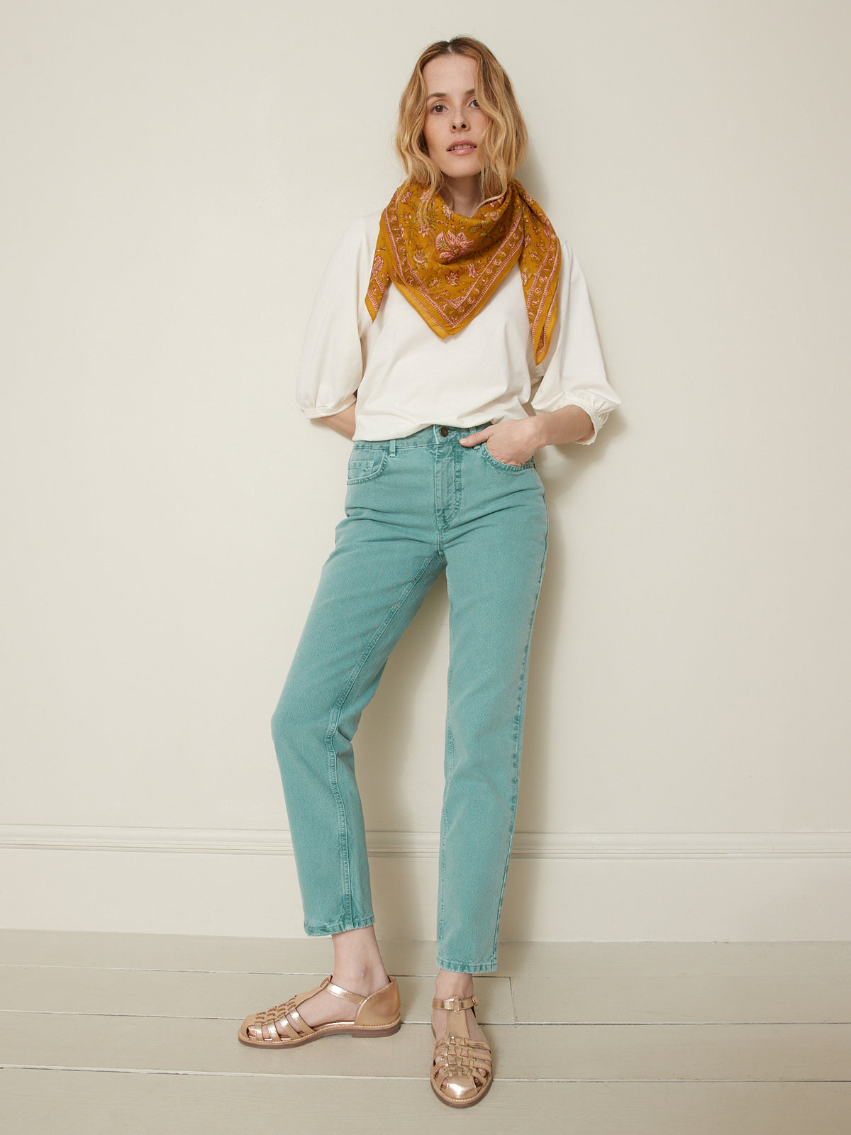 Damen Mom-Jeans Andréa - Bio-Baumwolle, nachhaltig gewaschen