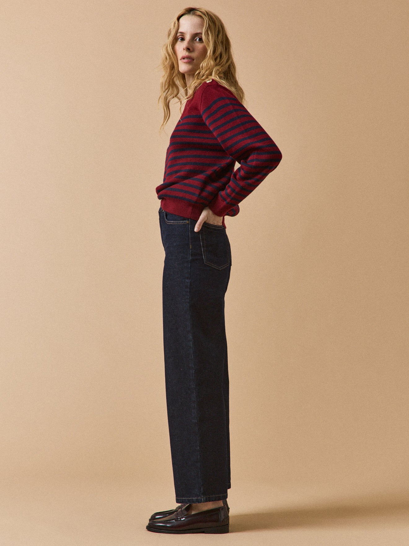 Jean large femme Émilie coton biologique