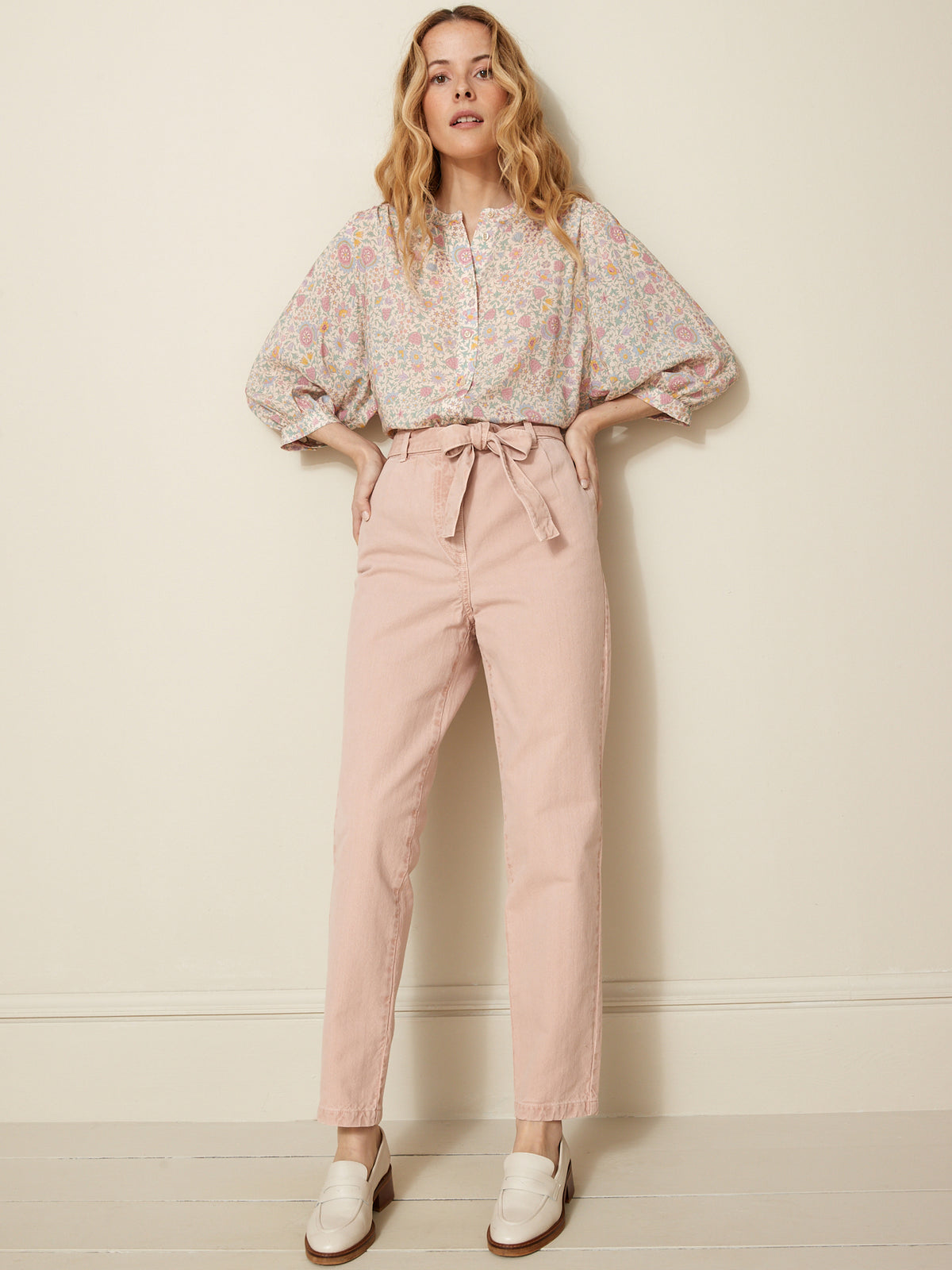 Damen-Karottenhose Anaïs - Bio-Baumwolle, nachhaltig gewaschen