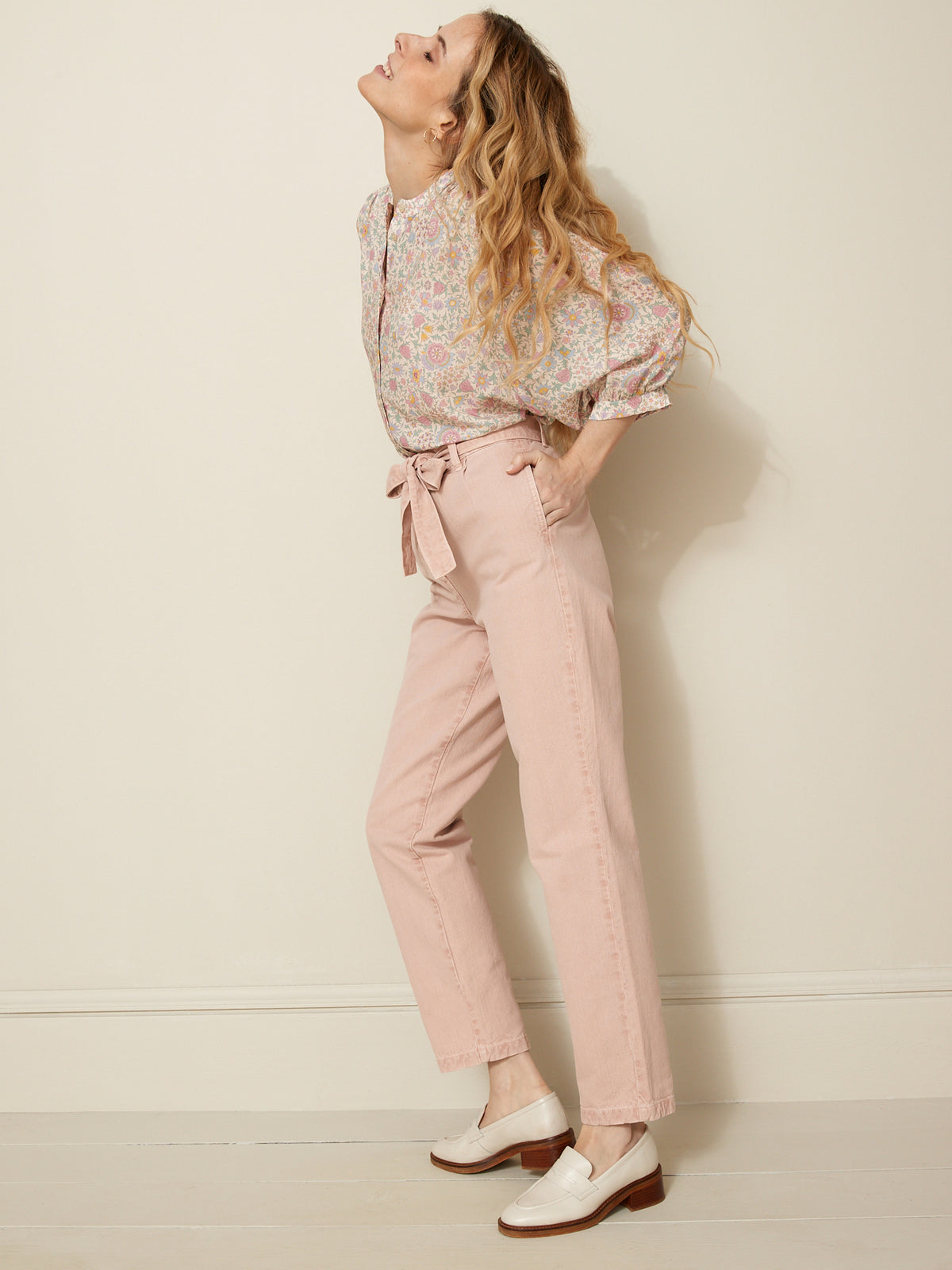 Damen-Karottenhose Anaïs - Bio-Baumwolle, nachhaltig gewaschen