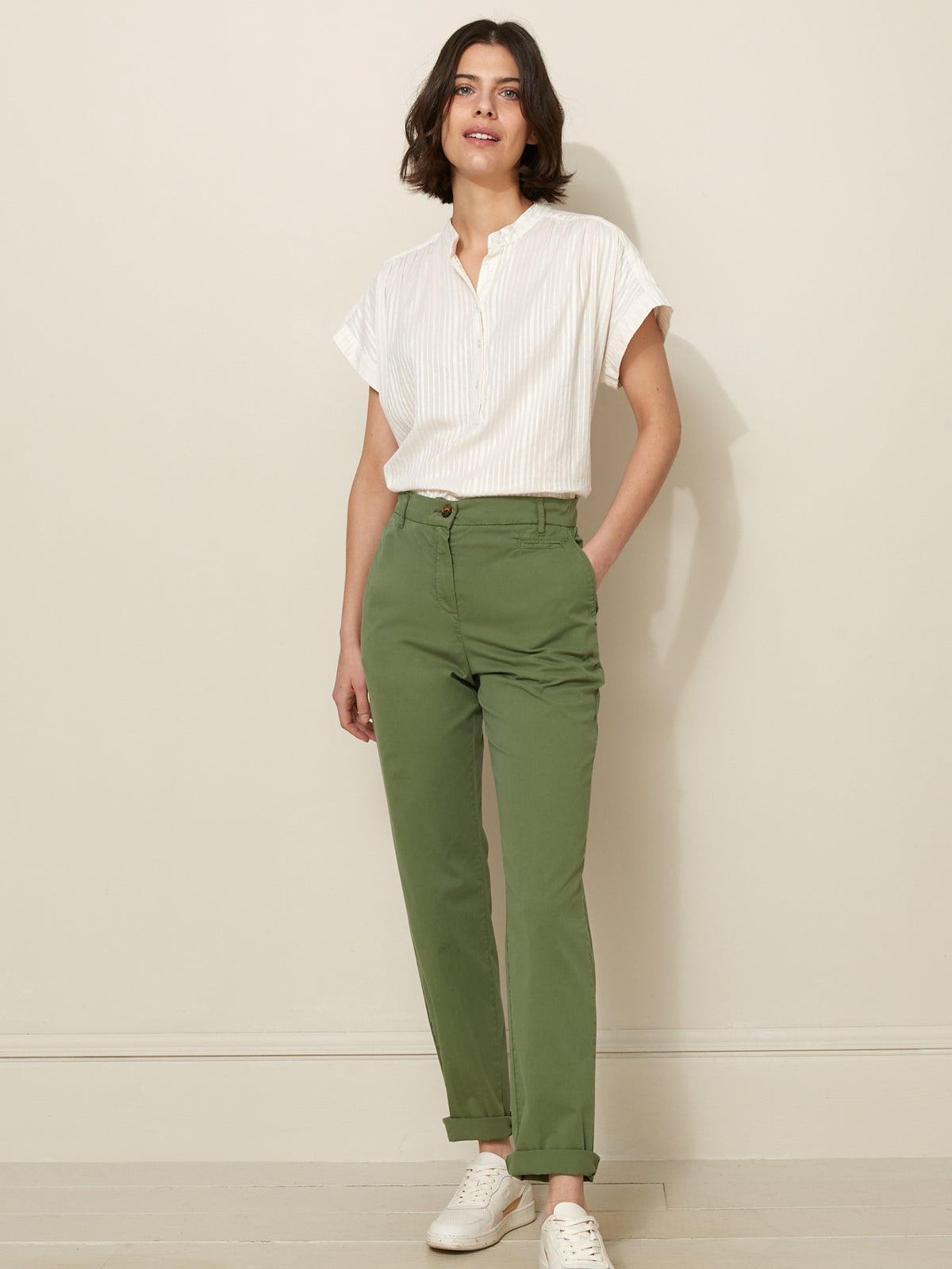 Pantalon chino femme Jade