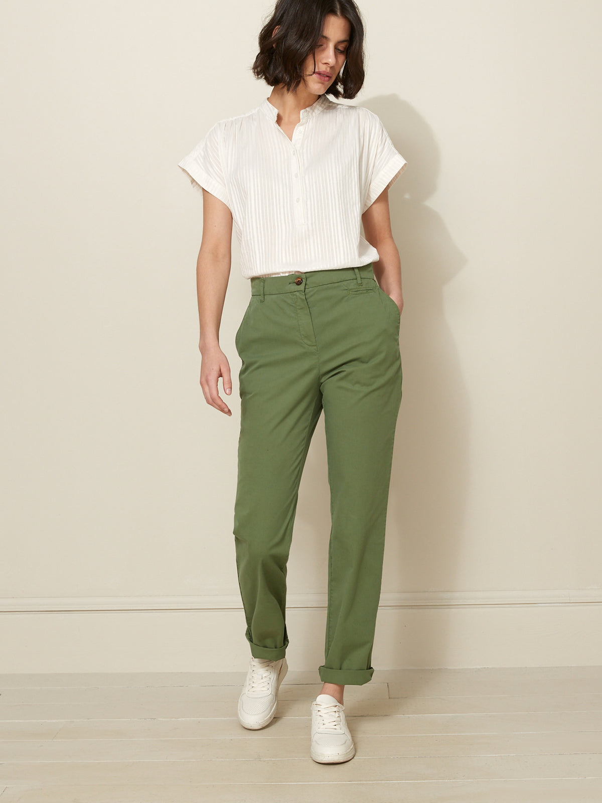 Pantalon chino femme Jade