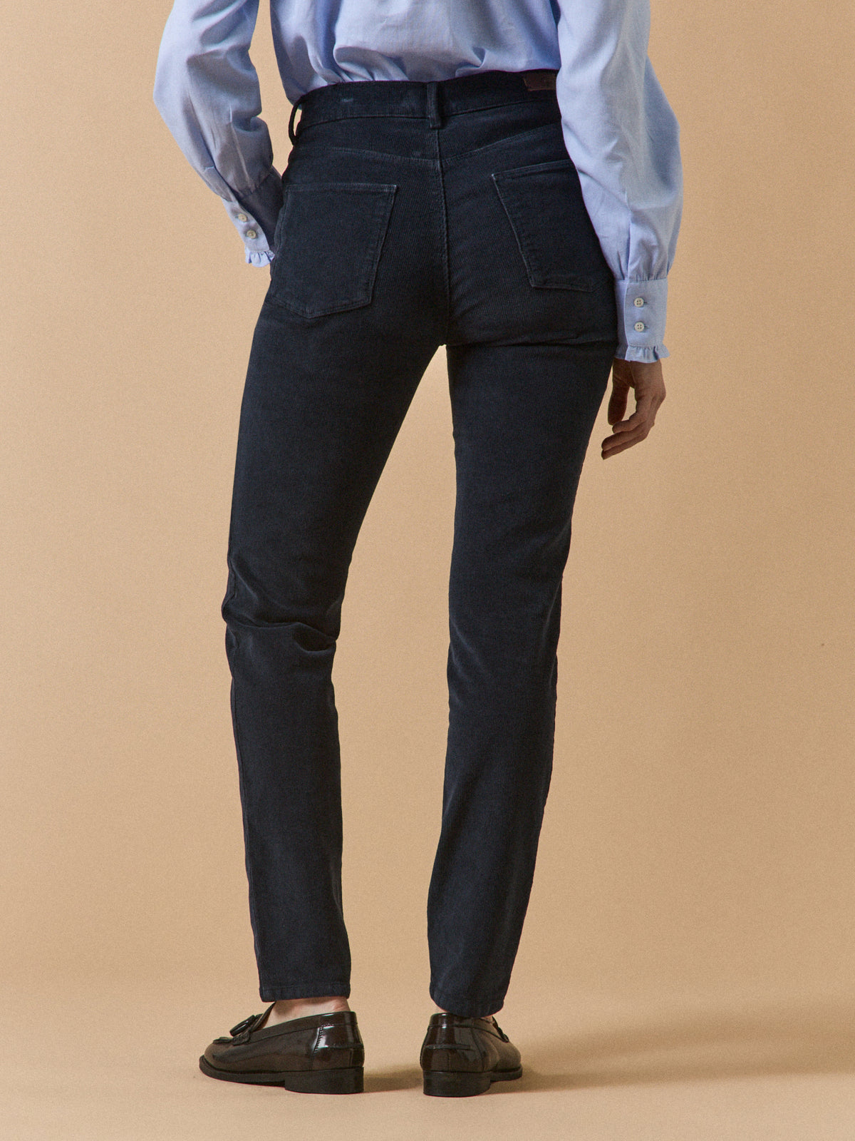 Pantalon slim velours femme Chloé