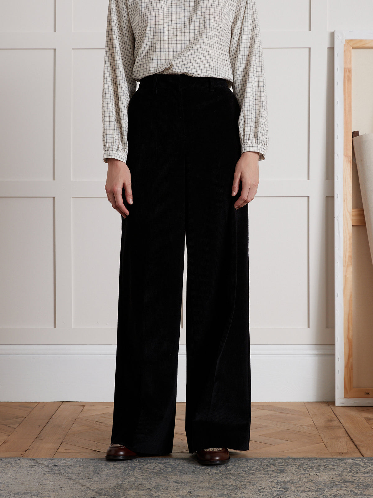 Damenhose aus Cord mit weitem Bein Sophie