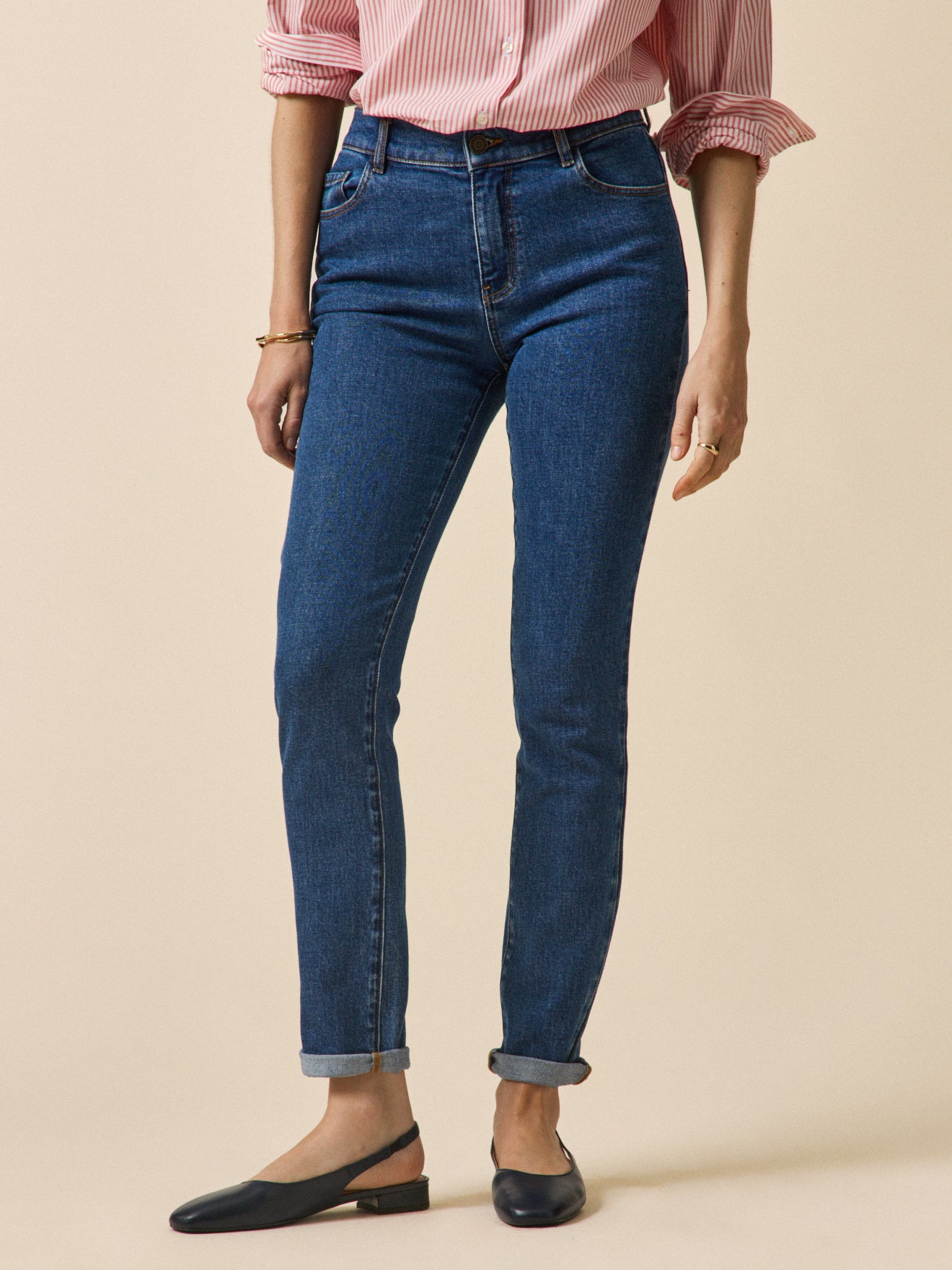 Damen Slim Fit Jeans Aurélie aus Bio-Bamwolle