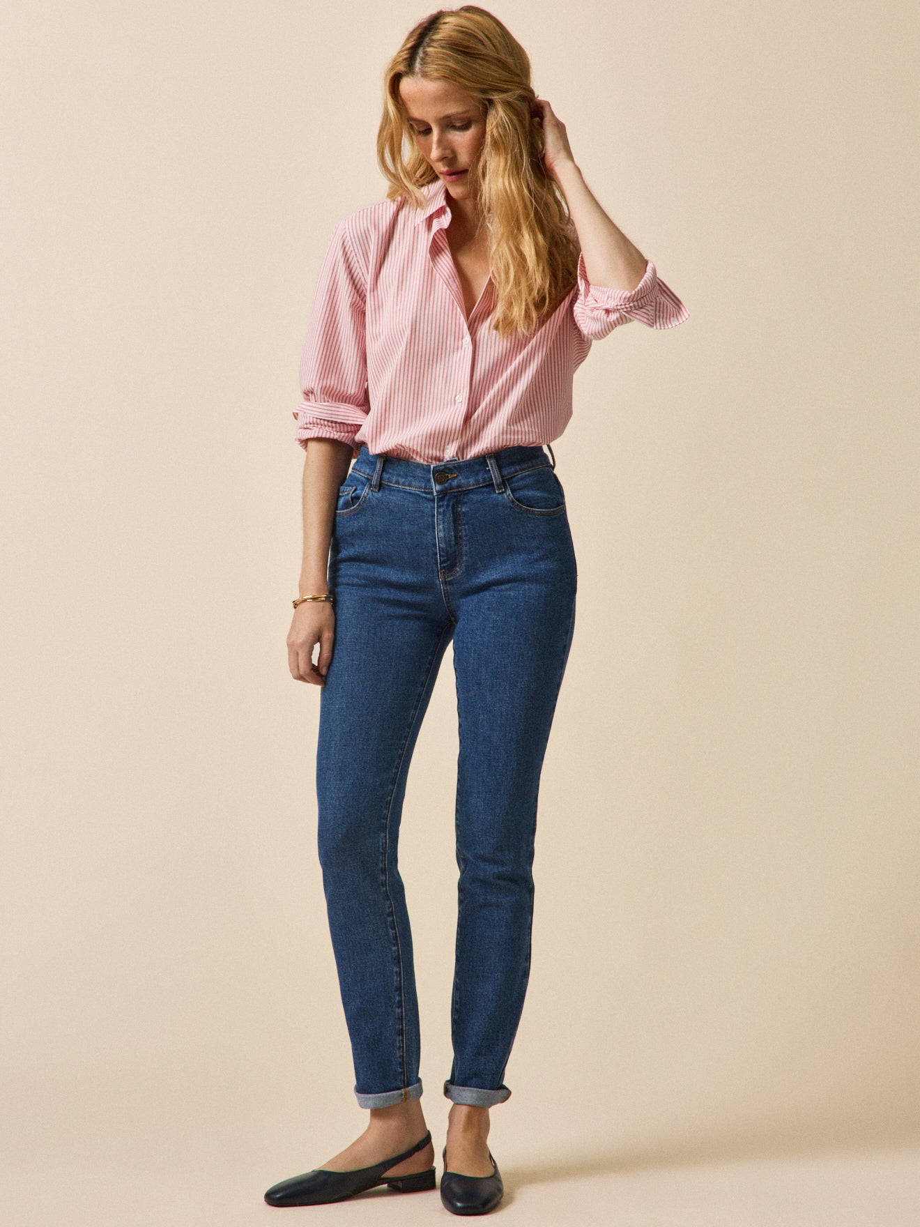 Damen Slim Fit Jeans Aurélie aus Bio-Bamwolle