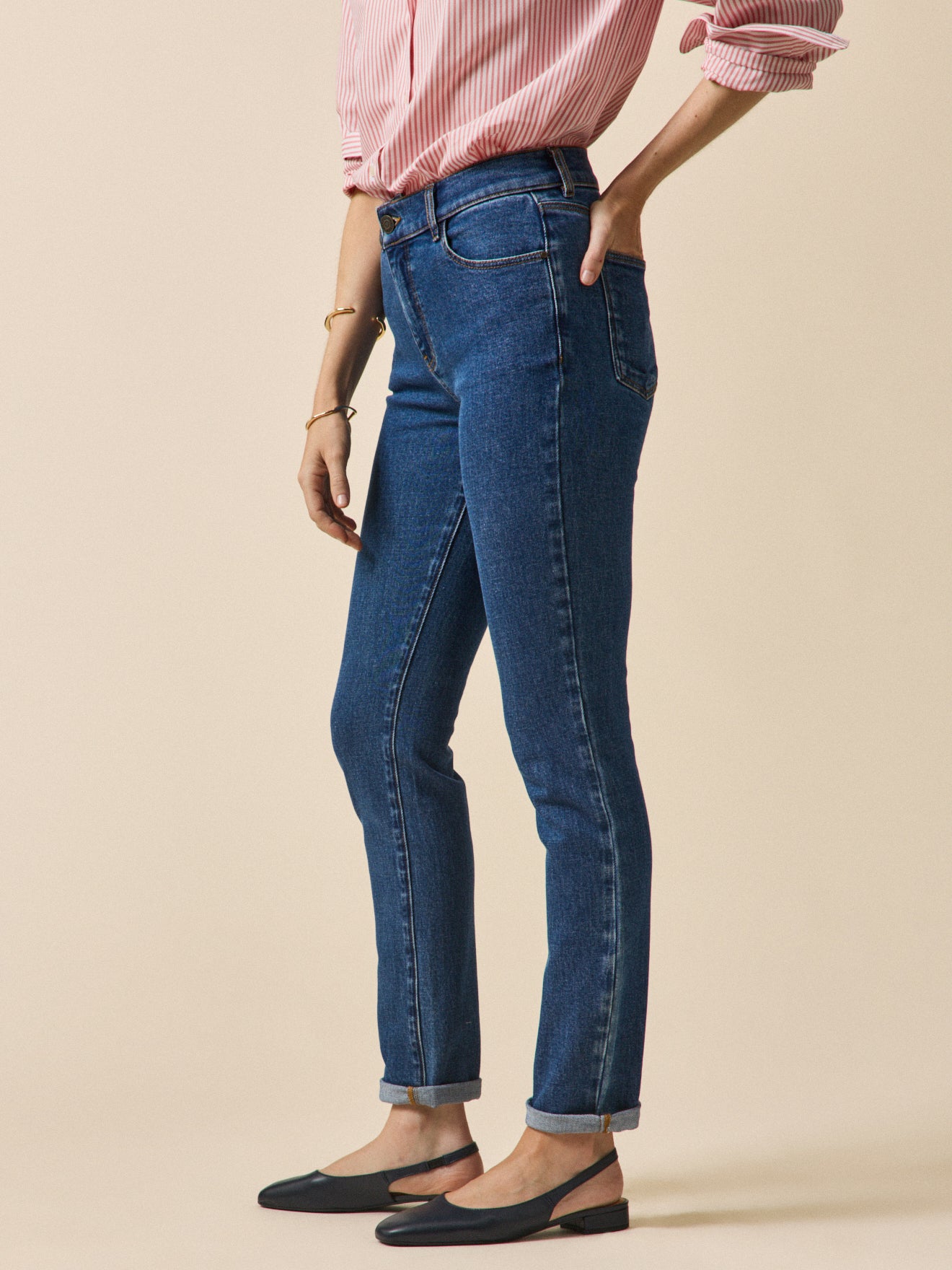 Damen Slim Fit Jeans Aurélie aus Bio-Bamwolle