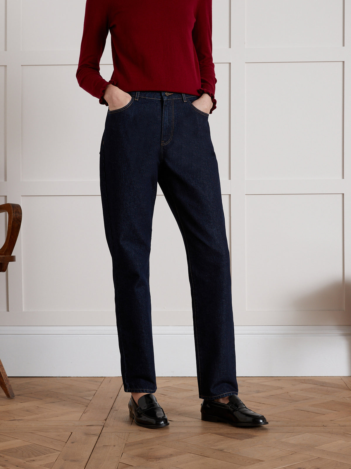 Gerade Damen-Jeans Sandra - Bio-Baumwolle, nachhaltig gewaschen