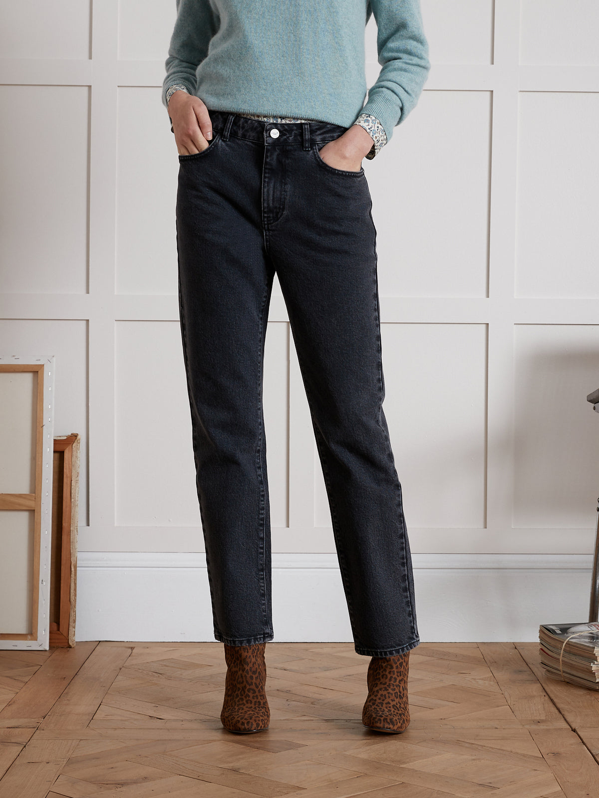 Gerade Damen-Jeans Sandra - Bio-Baumwolle, nachhaltig gewaschen