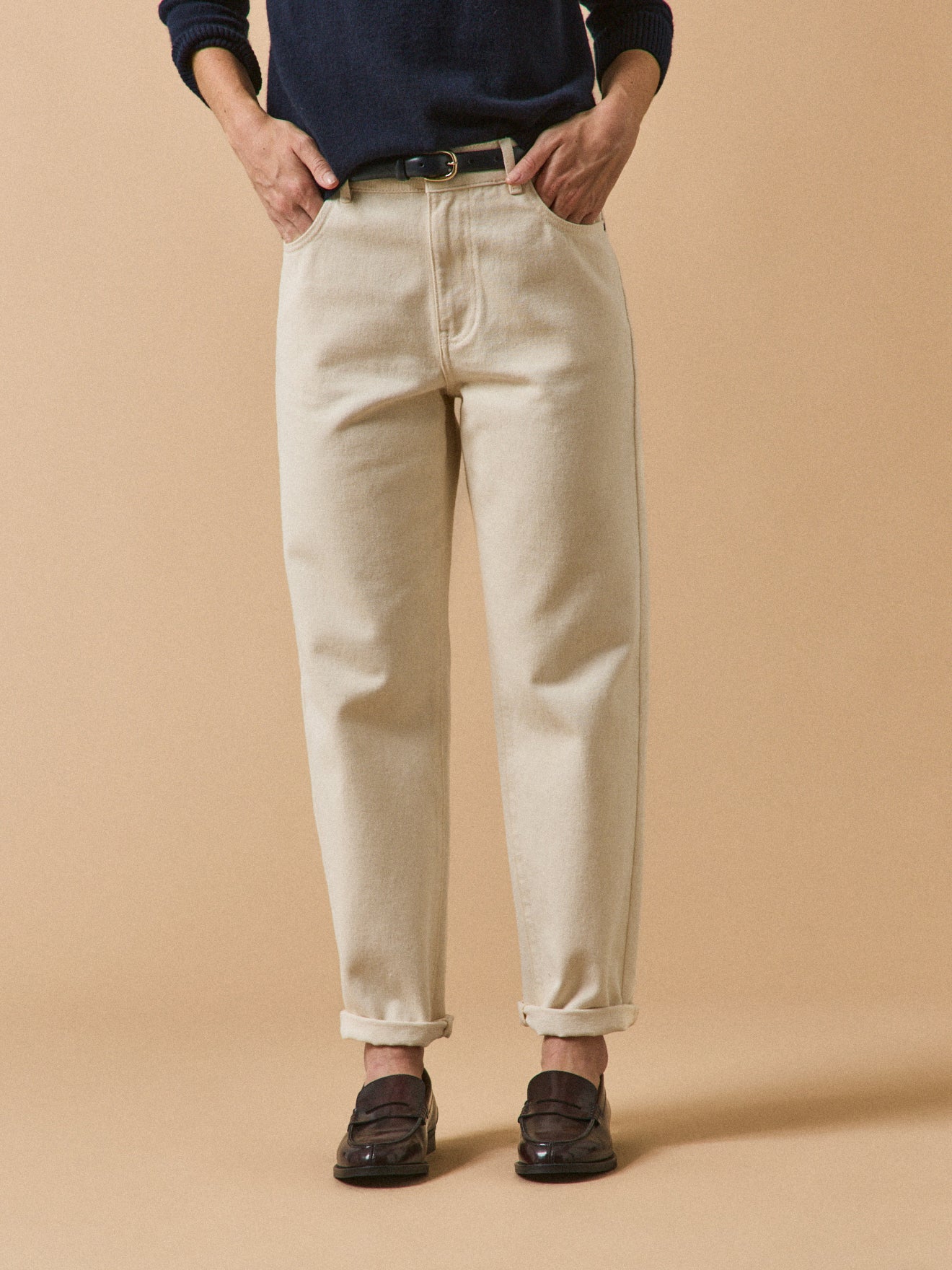 Damen Mom Jeans Claire - Bio-Baumwolle, nachhaltig gewaschen