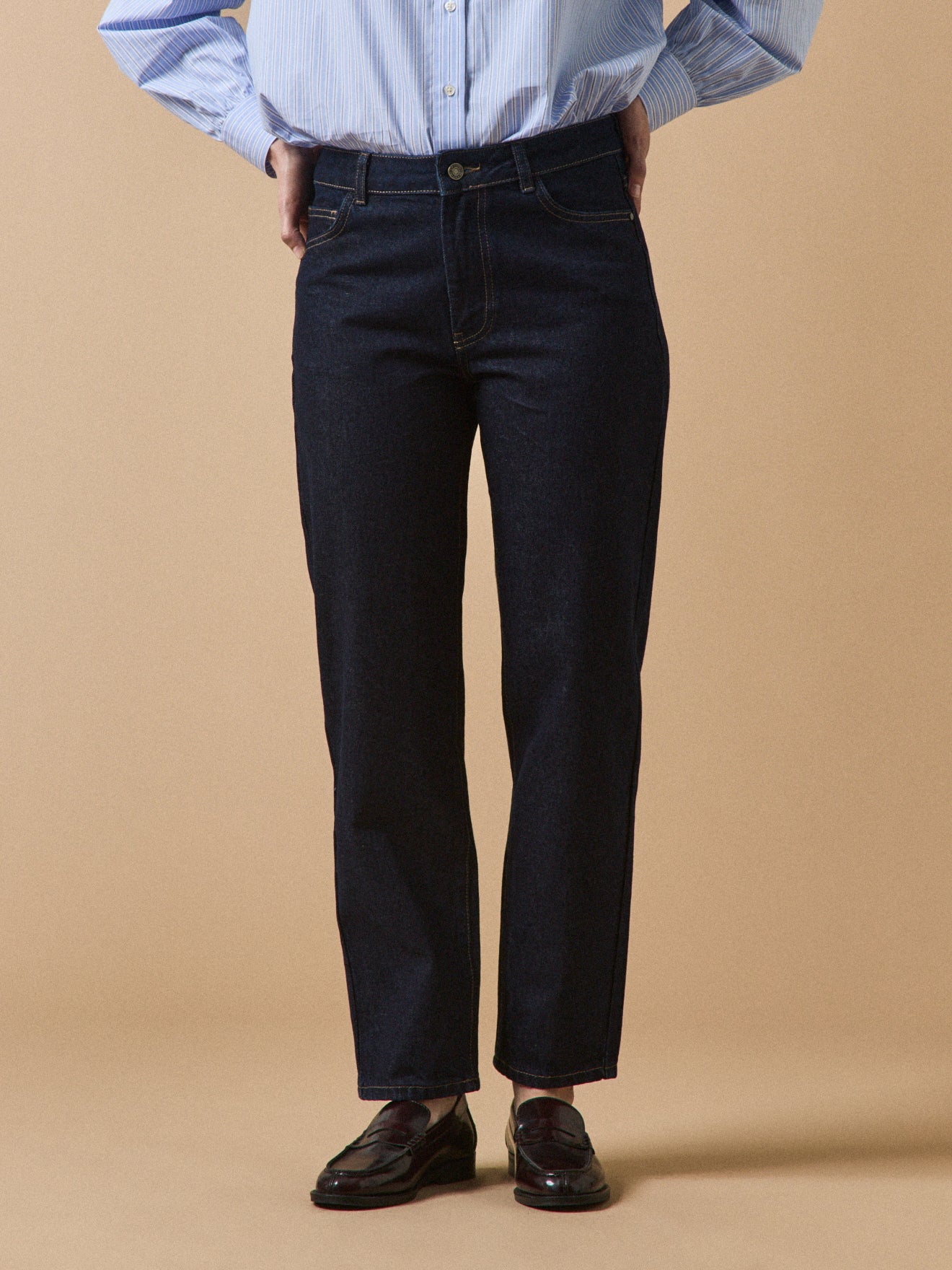 Damen Mom Jeans Claire - Bio-Baumwolle, nachhaltig gewaschen