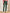 Farbenfrohe Slim Fit Damenhose Chloé