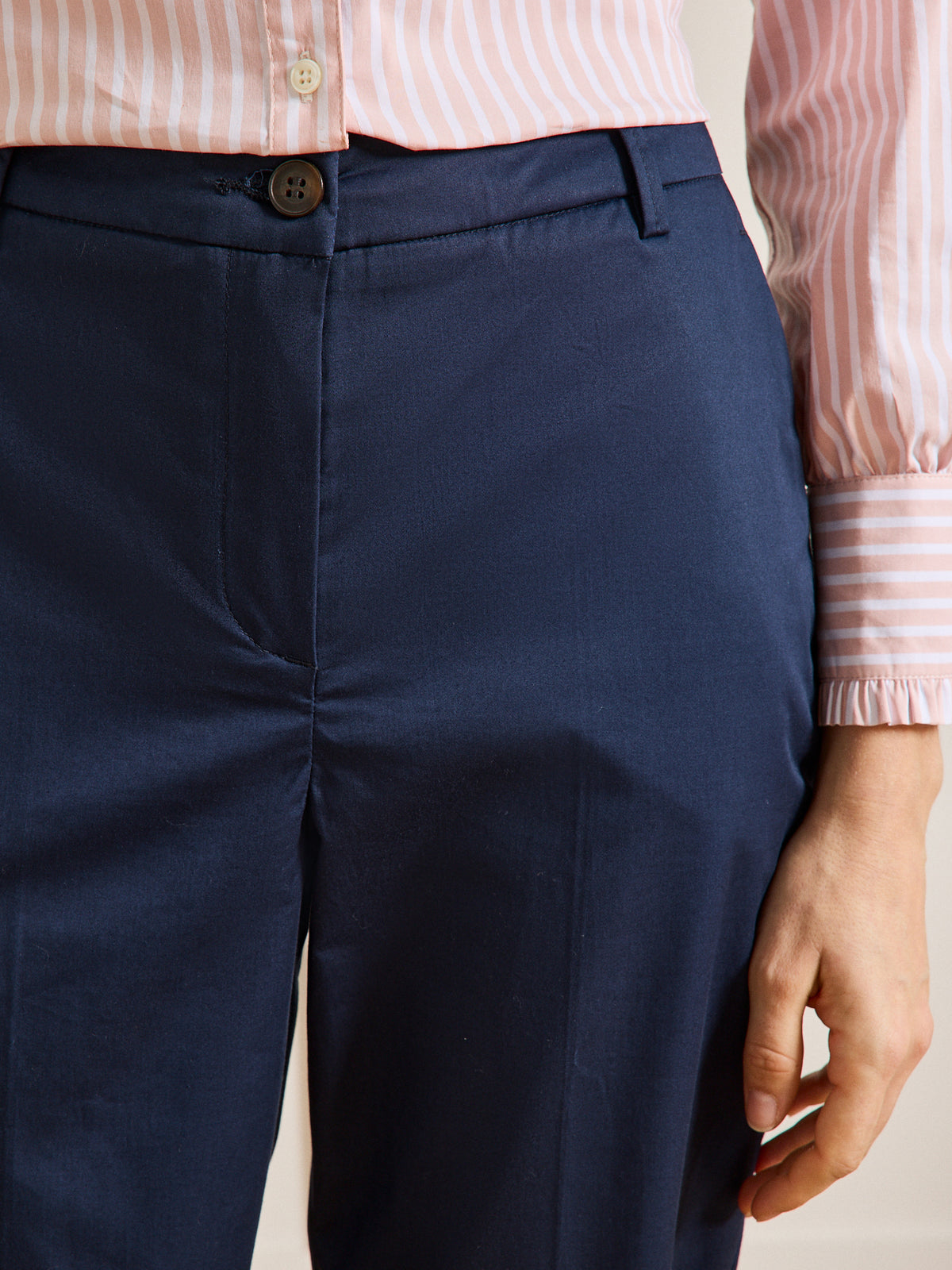 Damenhose Eve aus Baumwoll-Satin