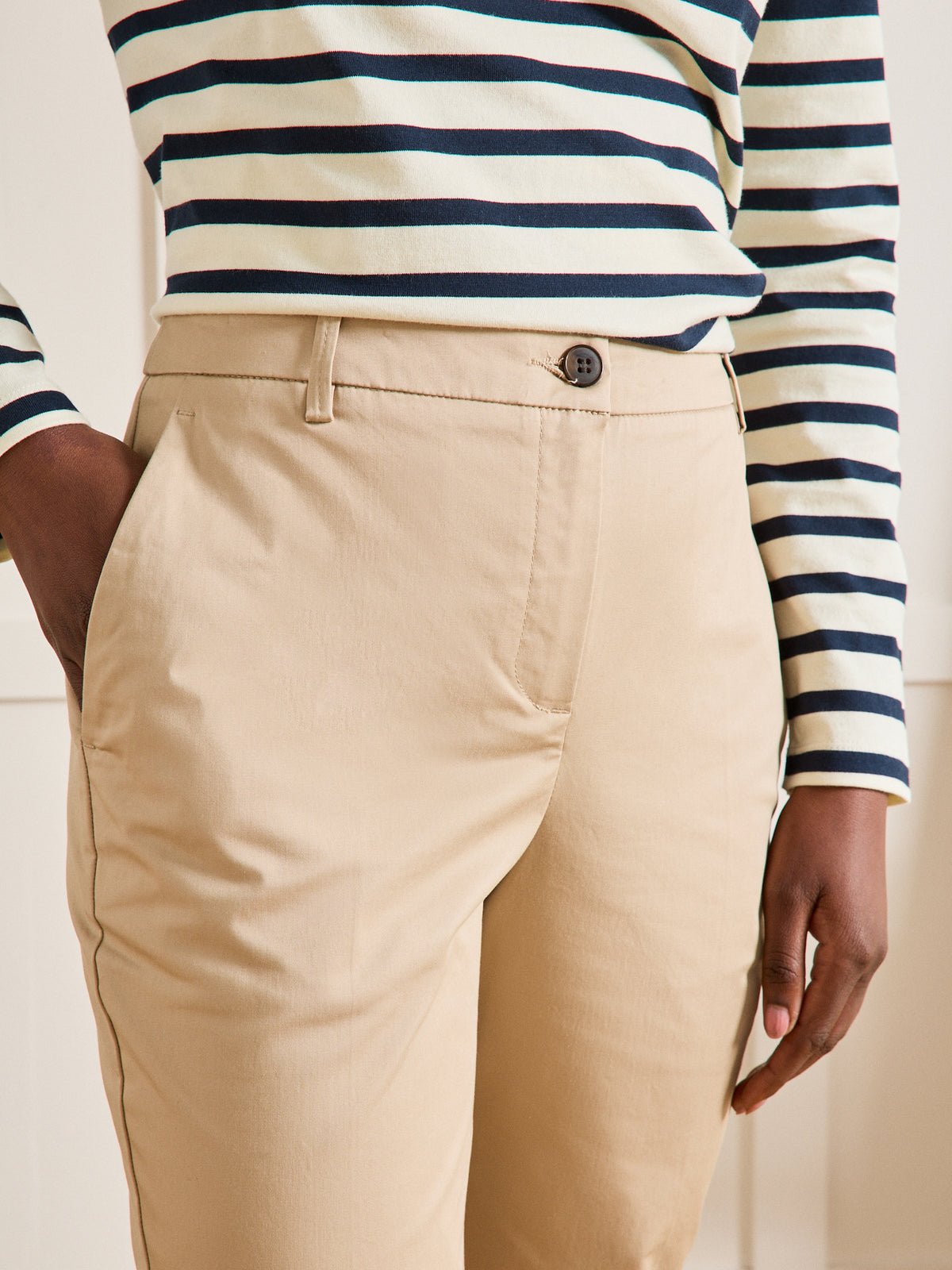 Damenhose Eve aus Baumwoll-Satin