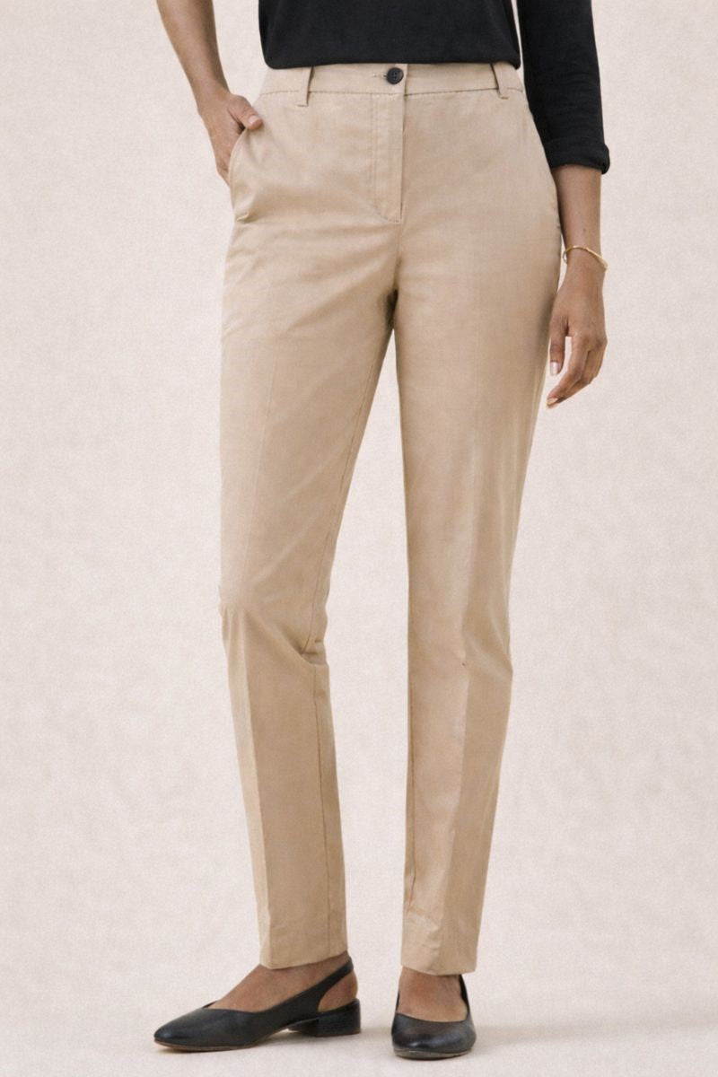 Damenhose Eve aus Baumwoll-Satin