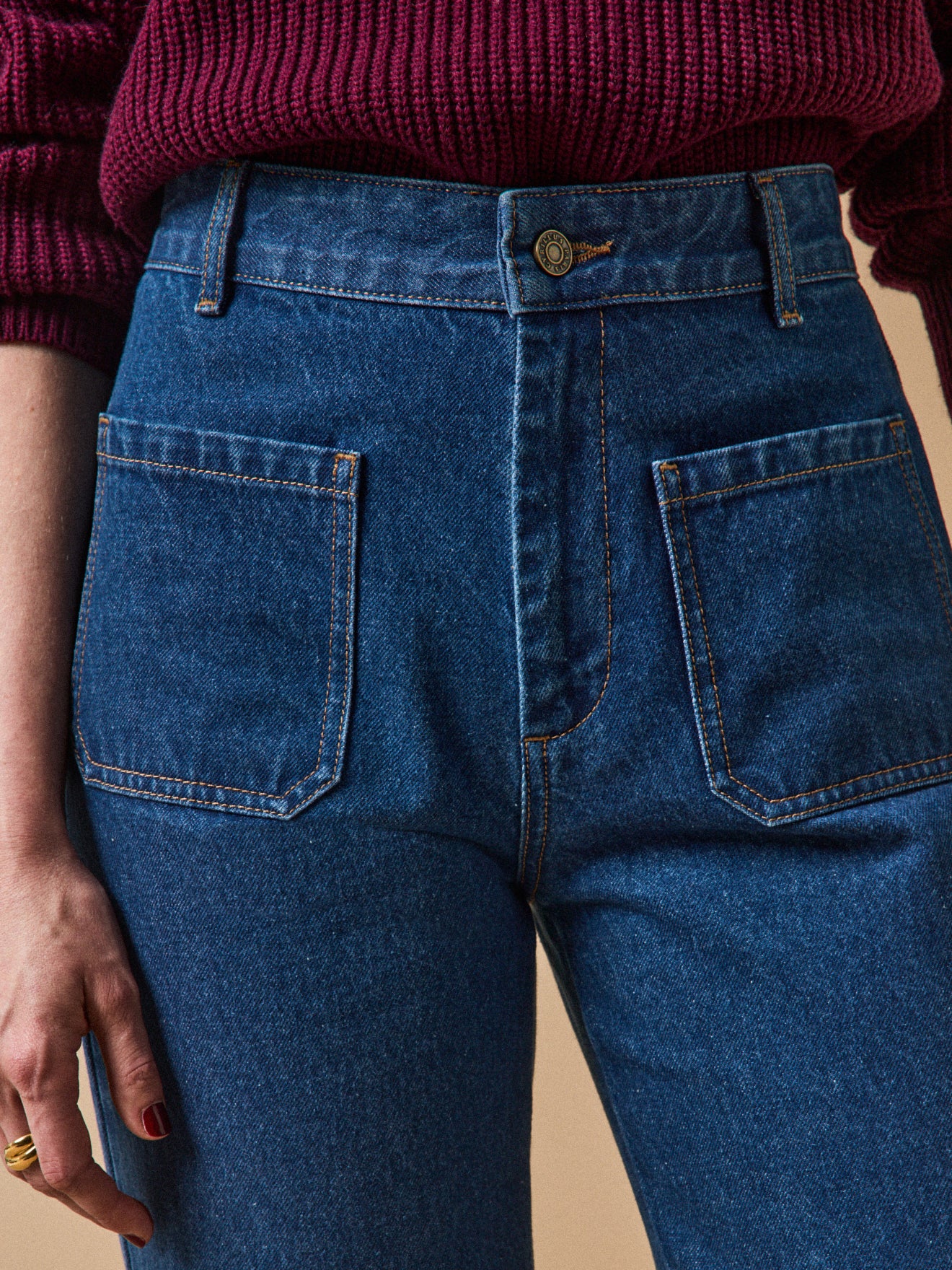 Damen-Schlaghose Suzanne aus Bio-Baumwolle