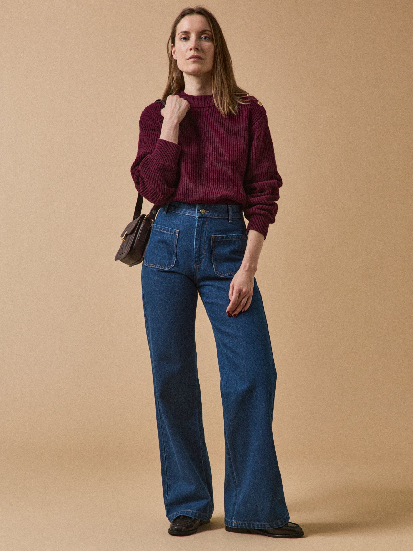 Damen-Schlaghose Suzanne aus Bio-Baumwolle