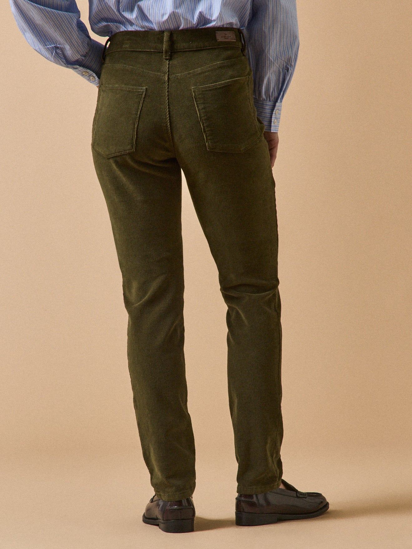 Pantalon slim velours milleraies femme Chloé